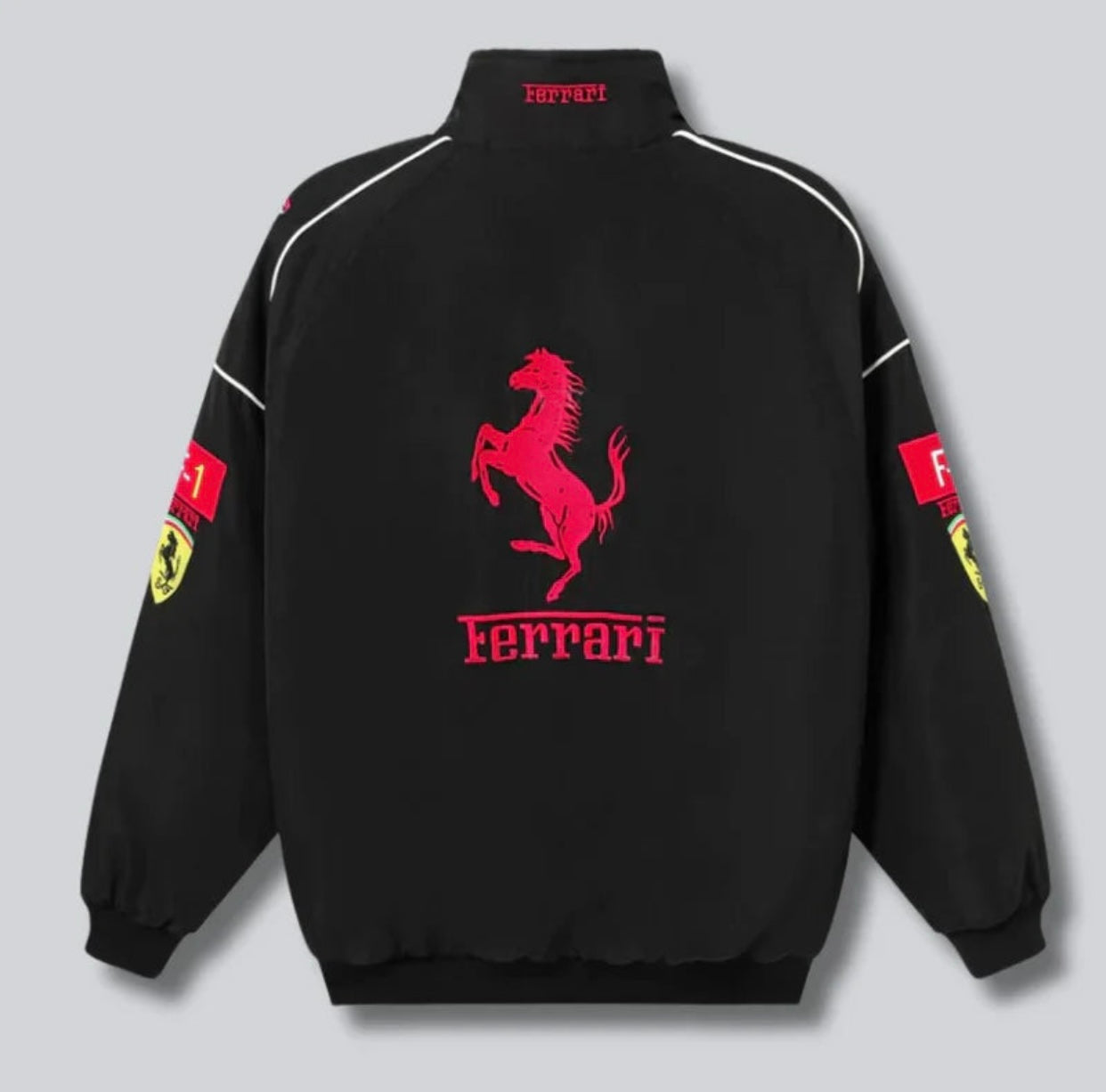 Ferrari bomber jacket all black