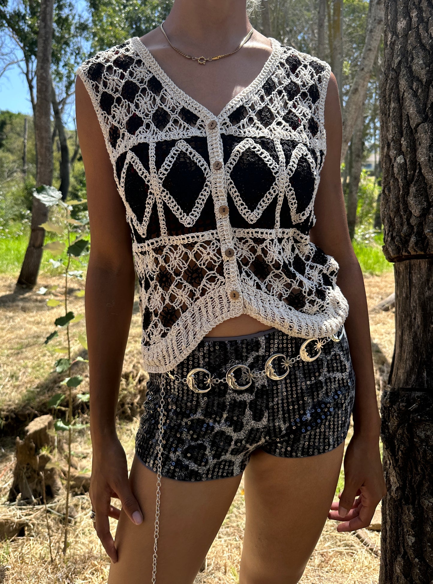 Crochet waistcoat