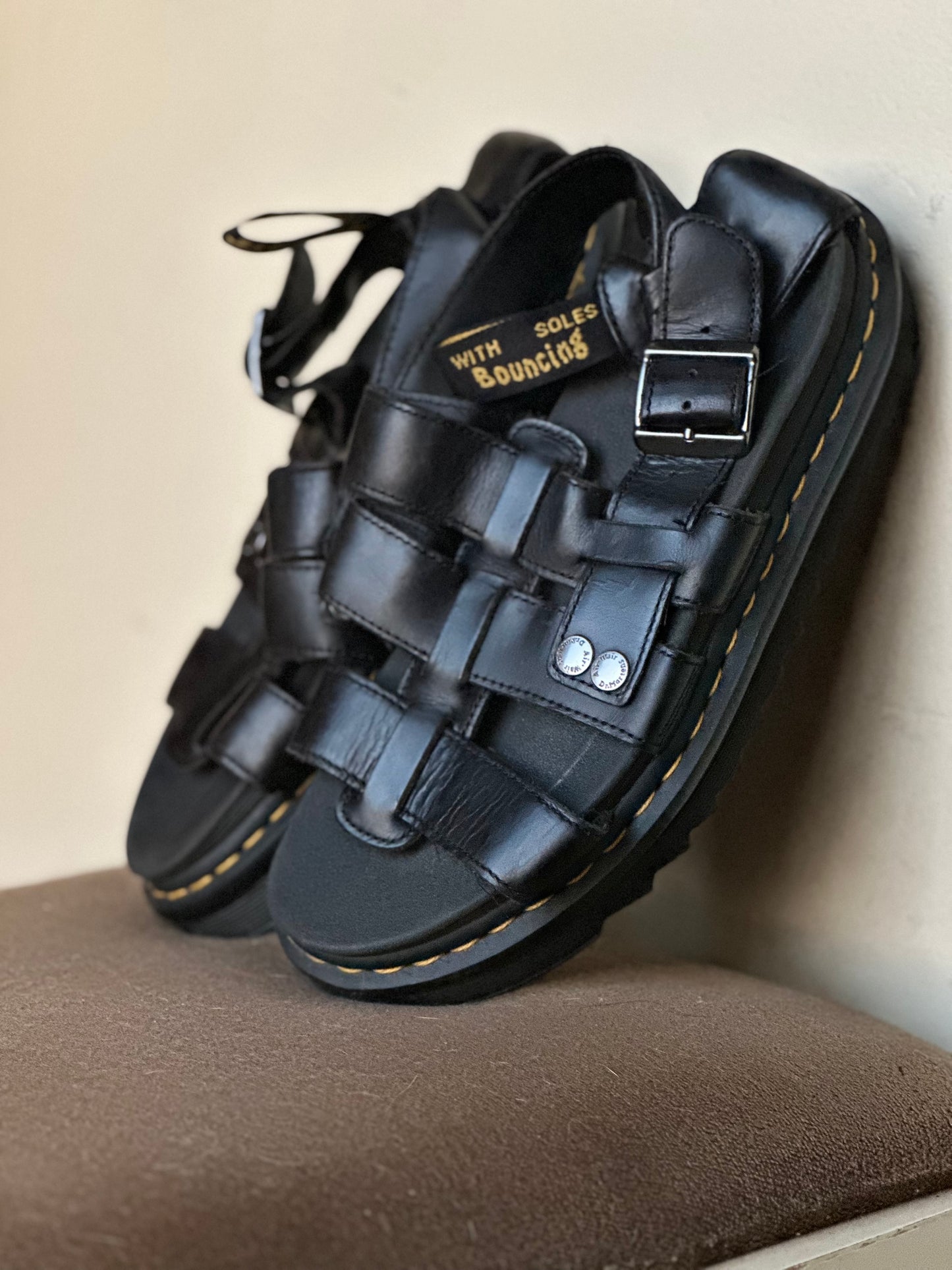 Dr martens leather sandal