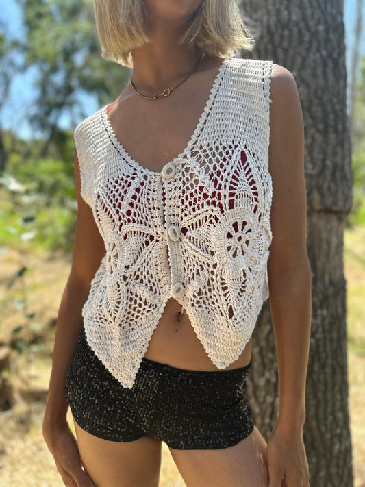 Crochet waistcoat