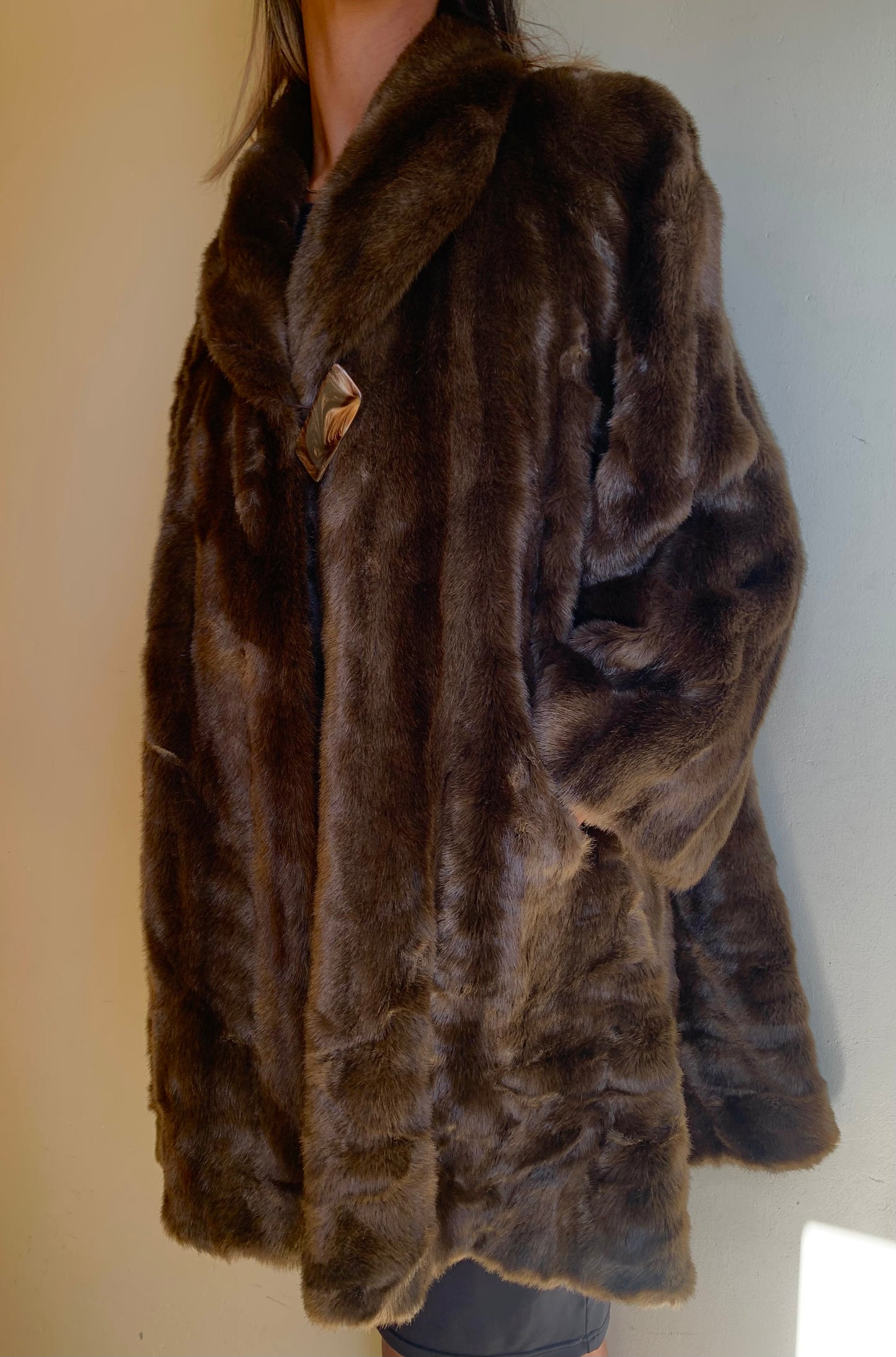 Vintage faux fur coat