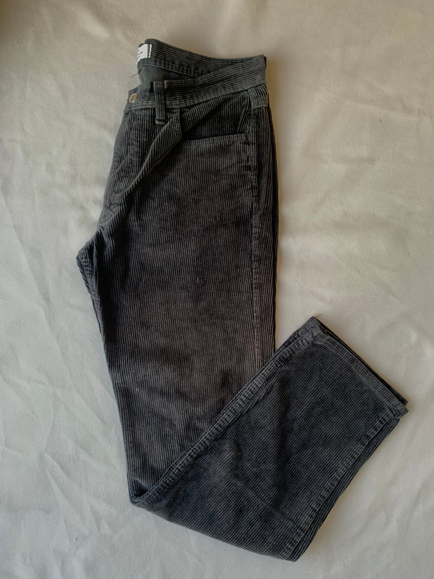 Charcoal corduroy pants