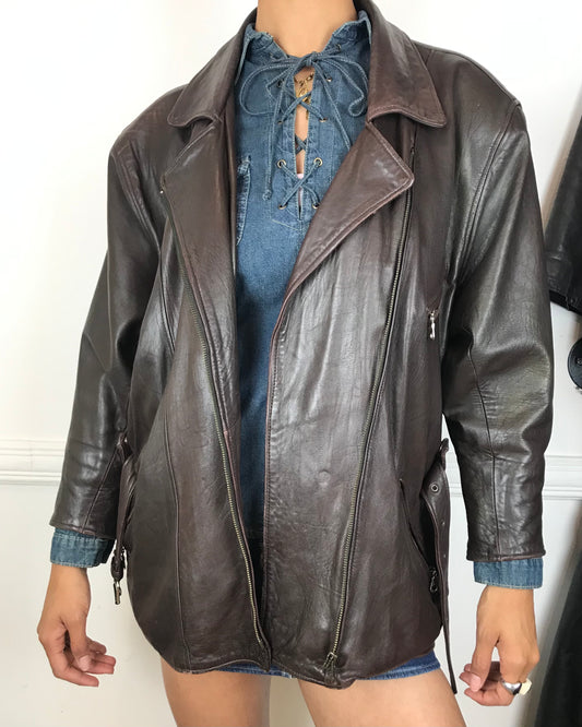 Leather Aviator jacket