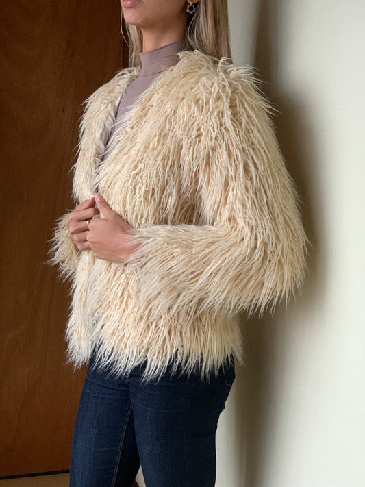 Shaggy fur jacket