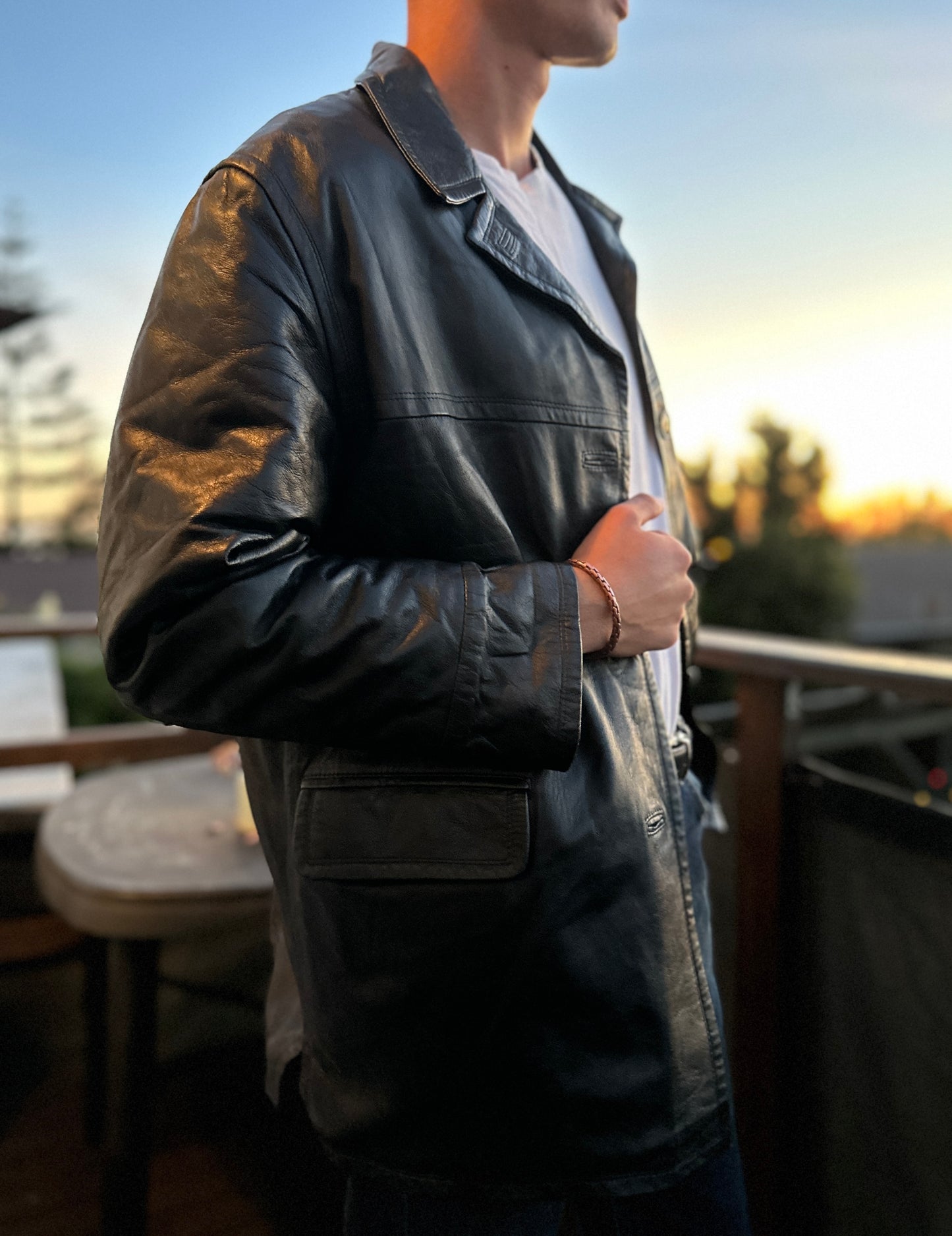 Italian leather jacket