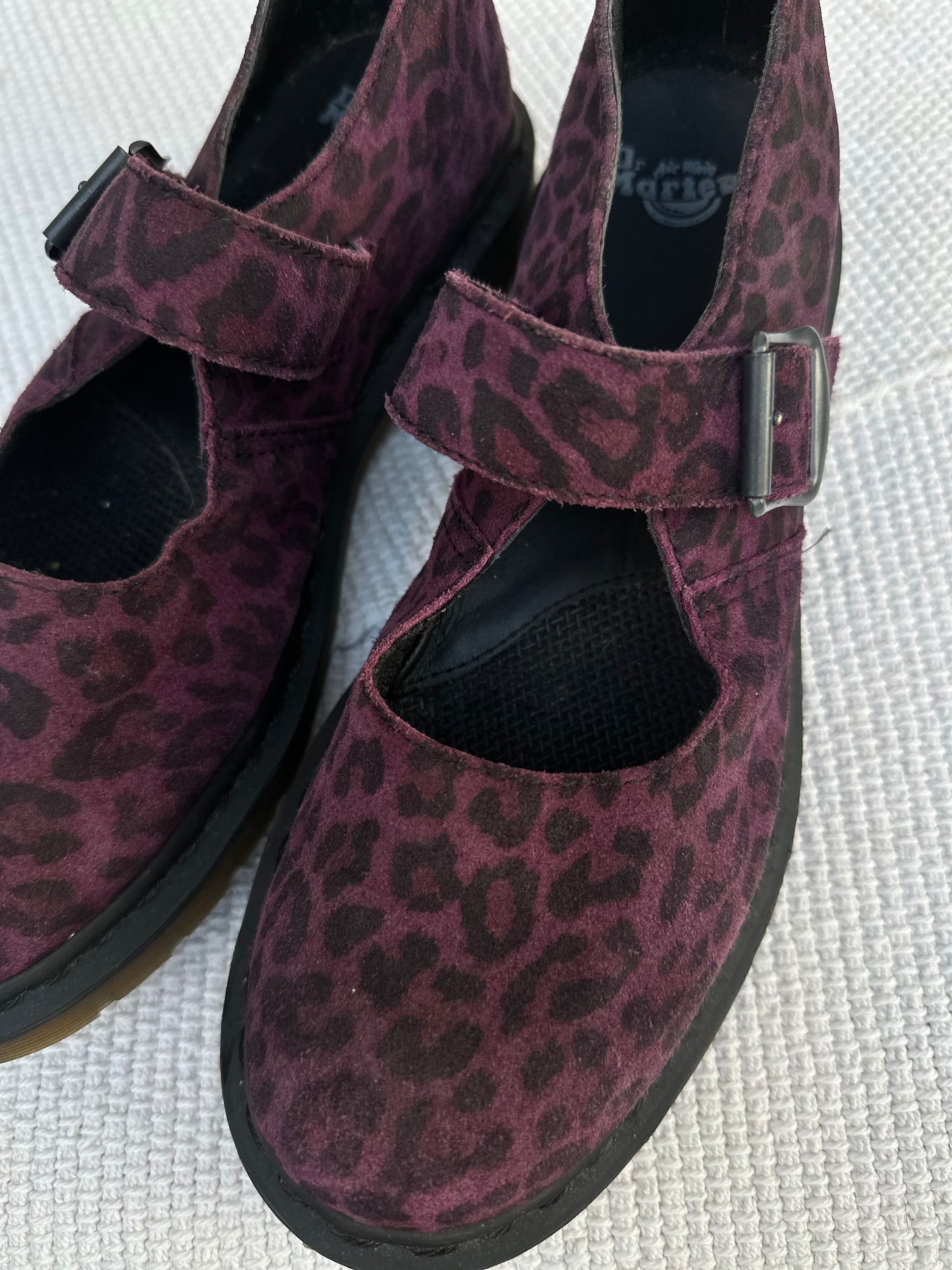 Dr Martens Mary Janes Viola leopard