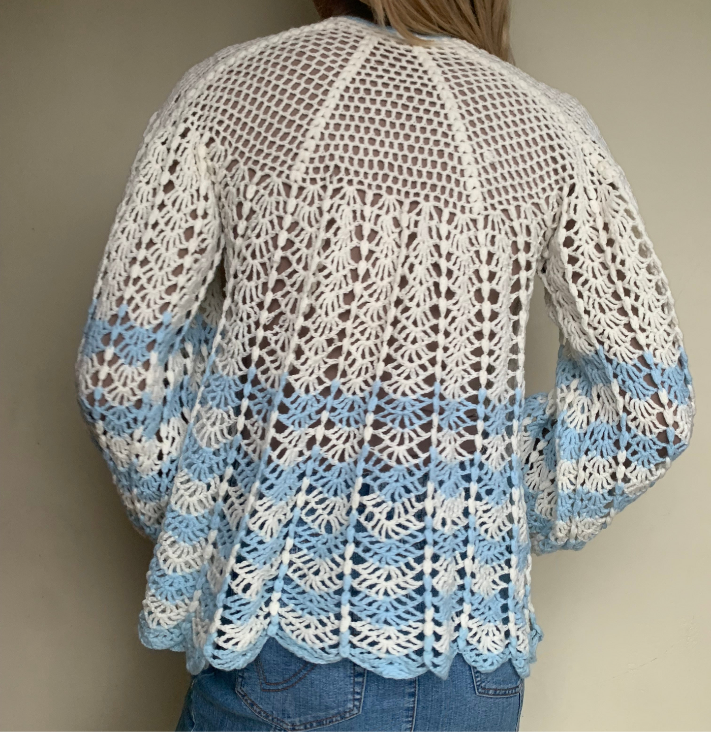 Baby blue cardi