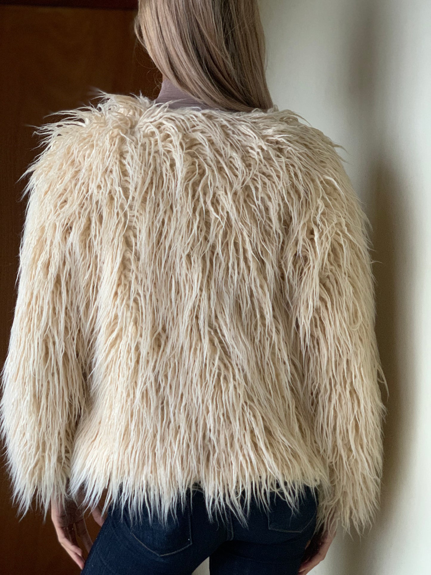 Shaggy fur jacket