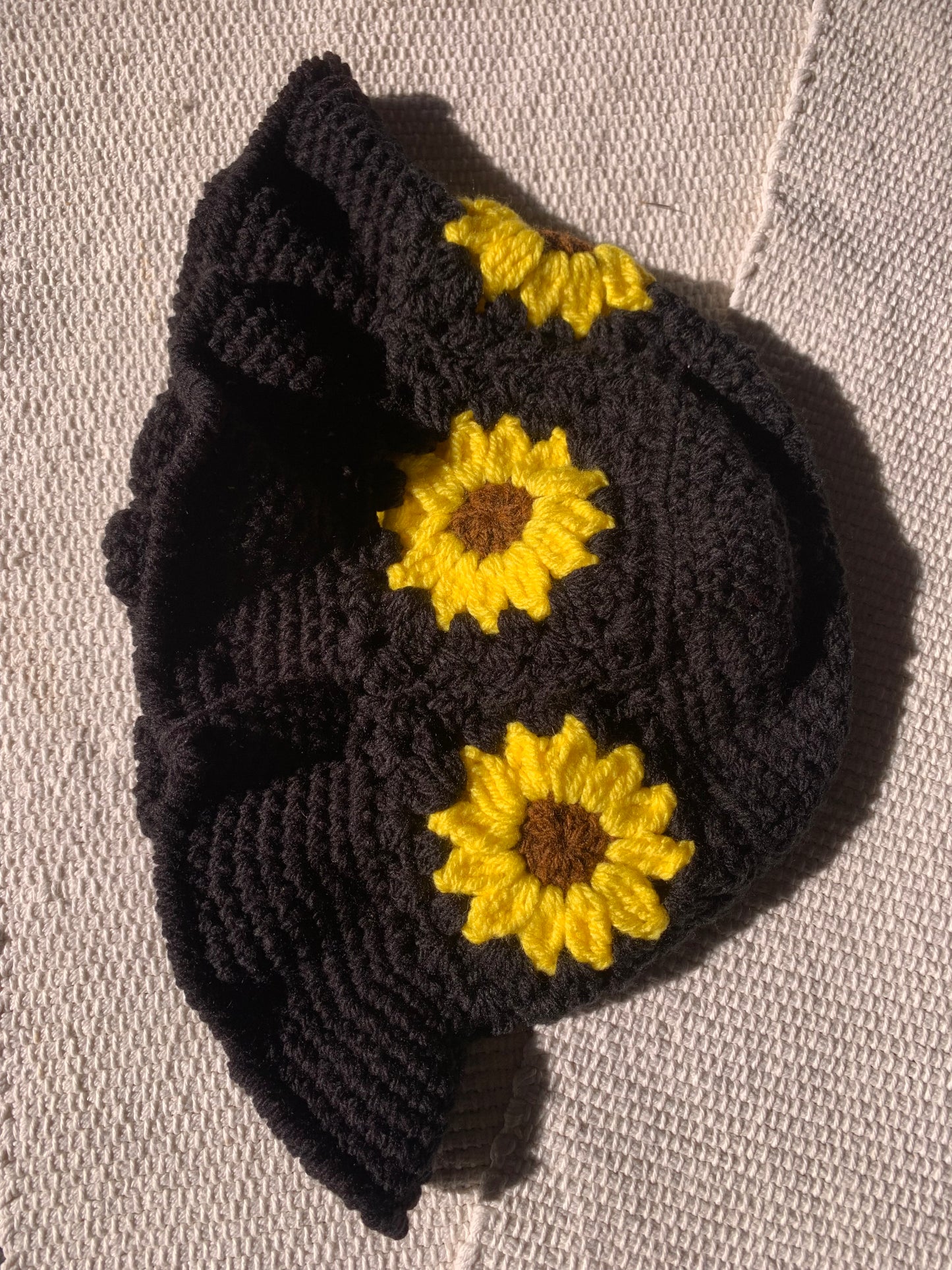 Daisy/Sunflower crochet hats