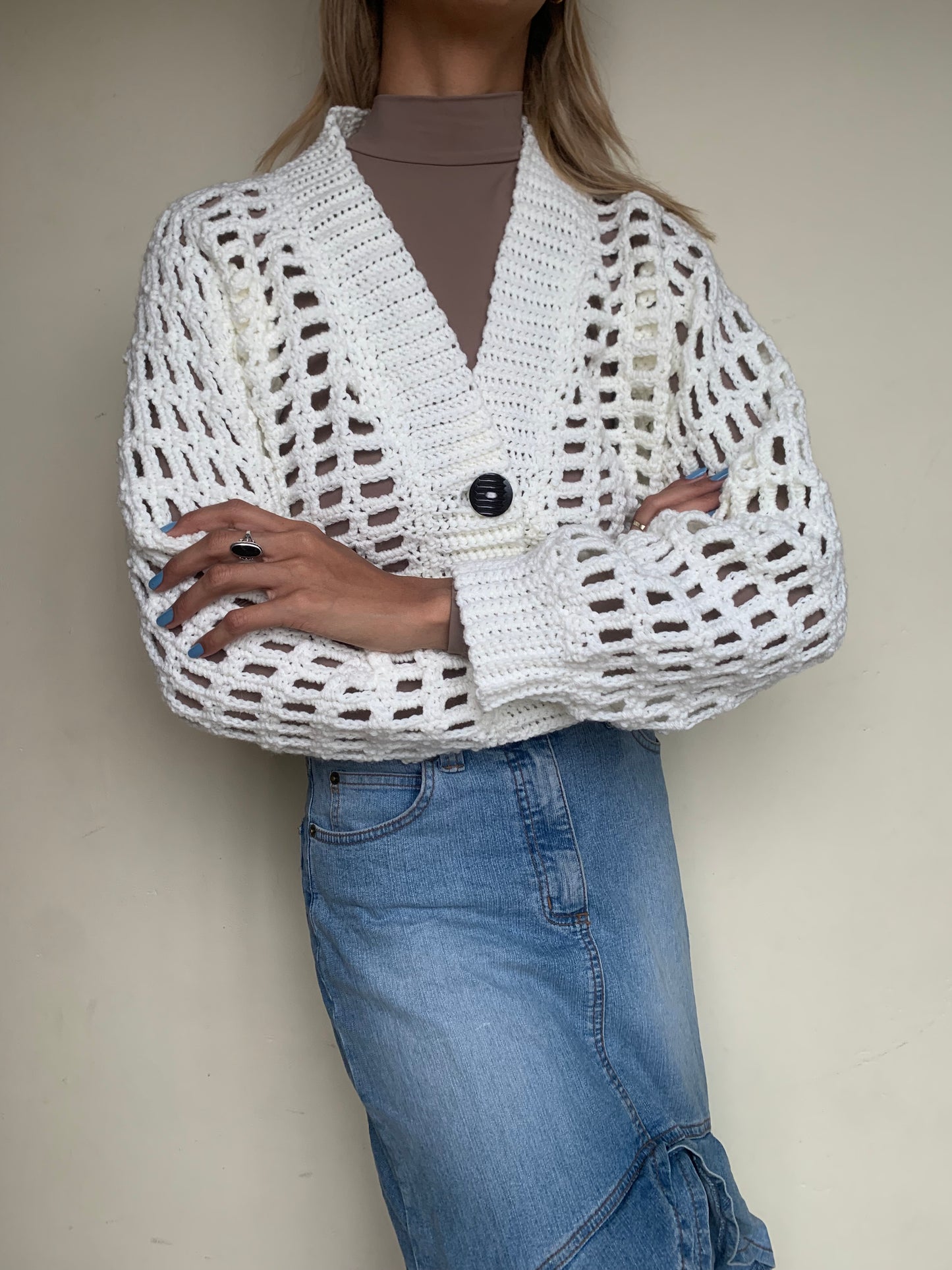 Crochet cardi