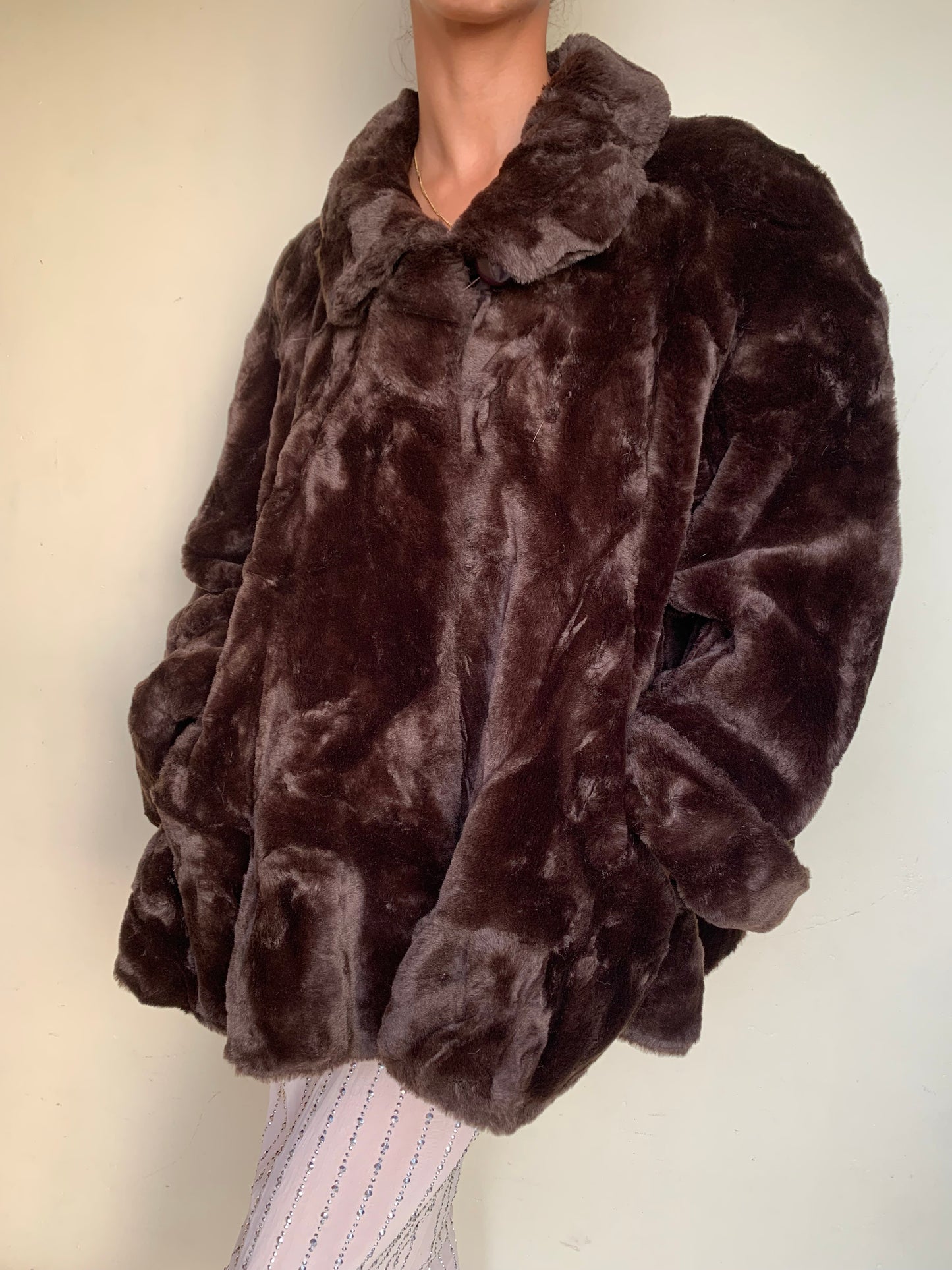 Vintage faux fur jacket