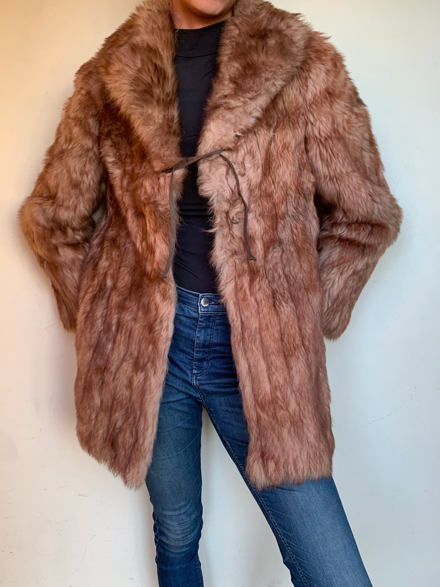 Fluffy faux fur