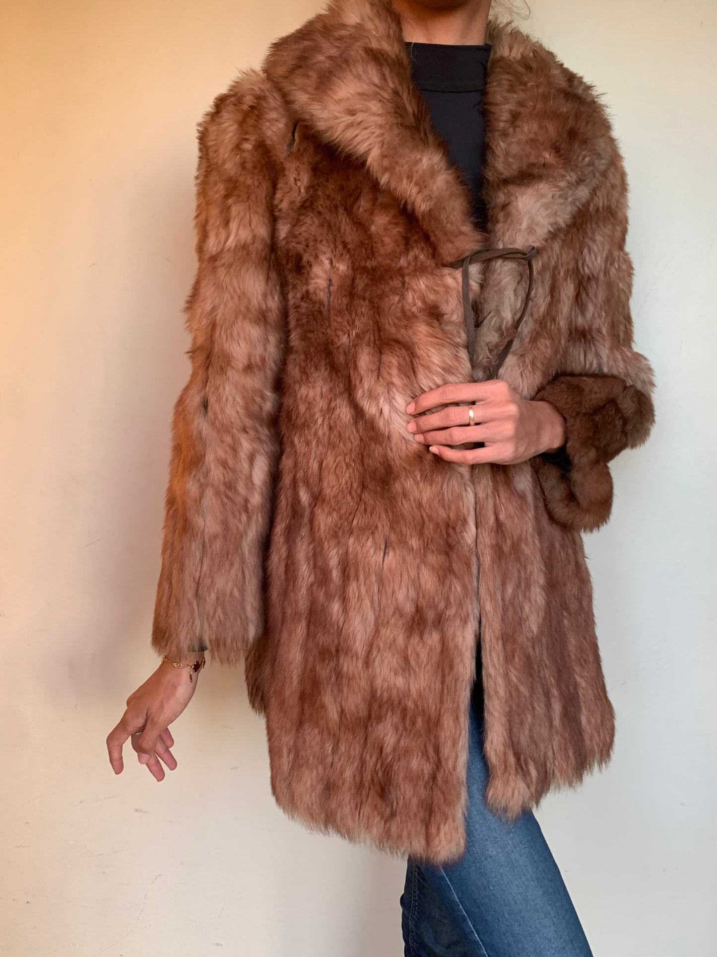 Fluffy faux fur