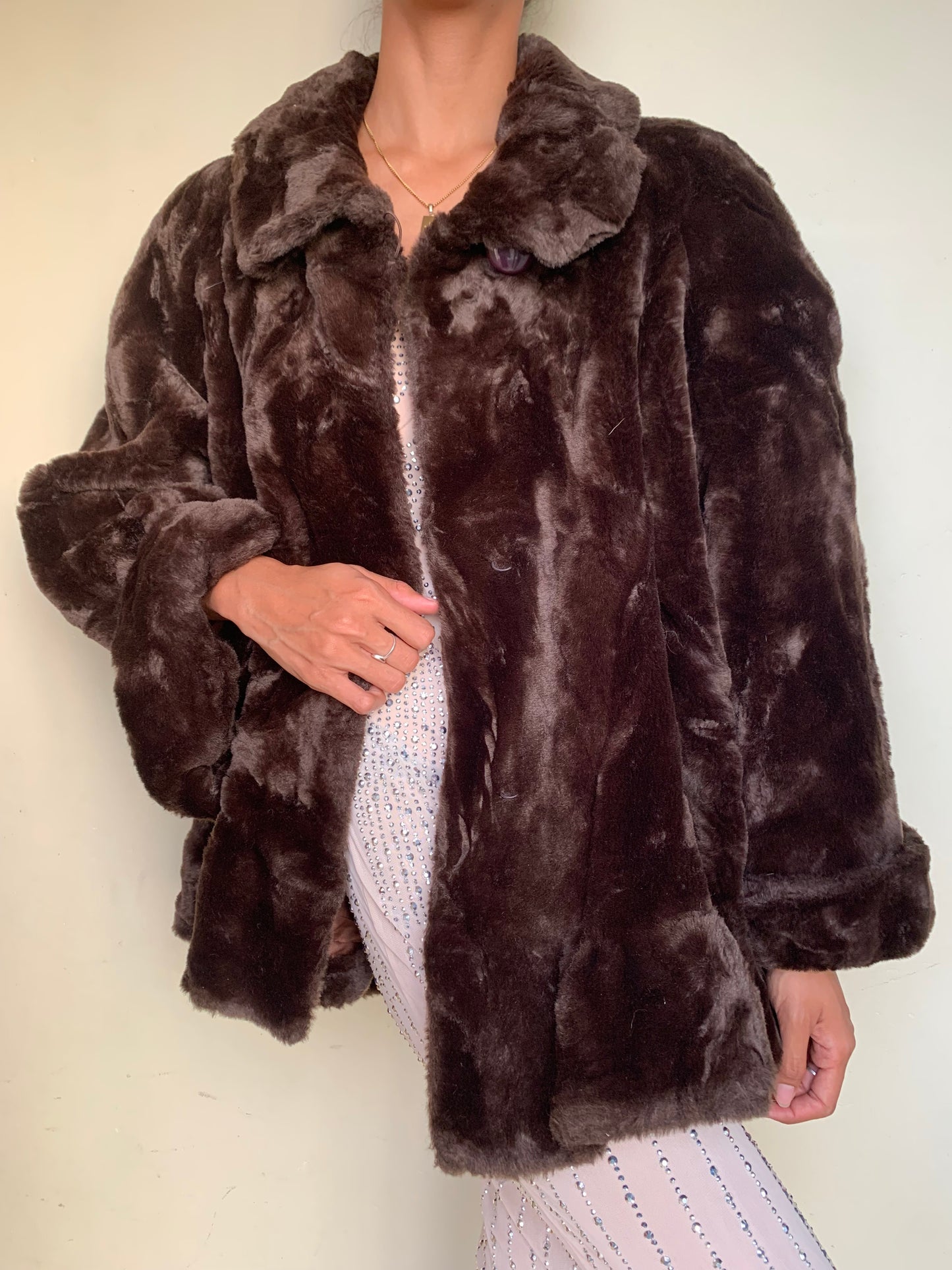 Vintage faux fur jacket