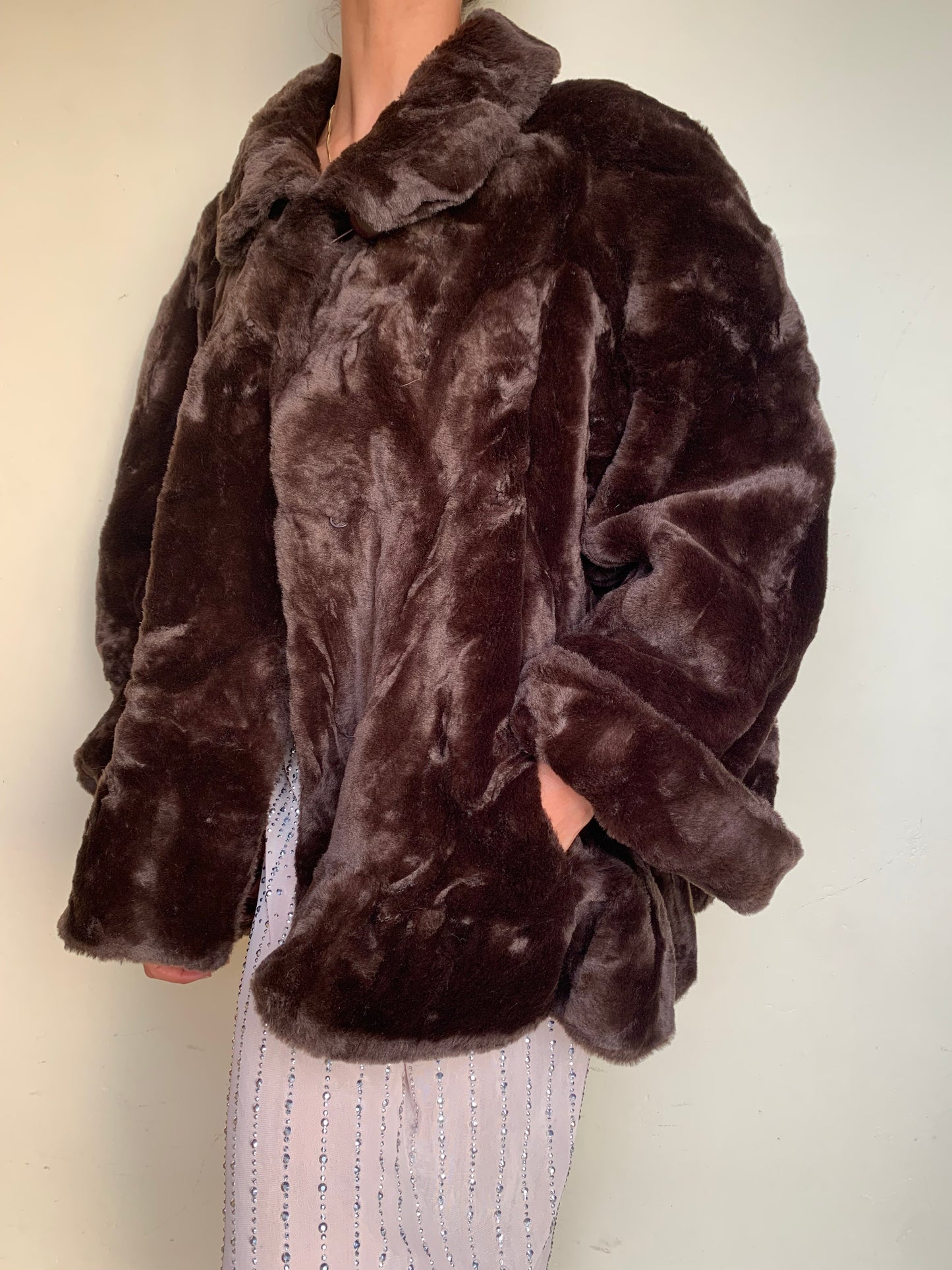 Vintage faux fur jacket