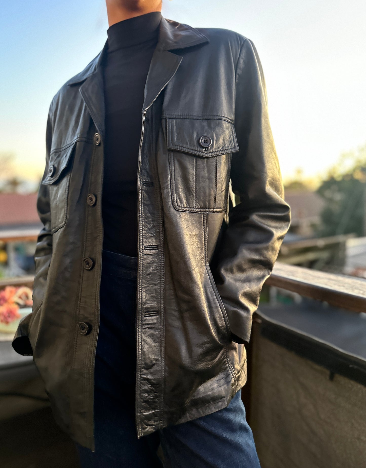 Leather Shacket