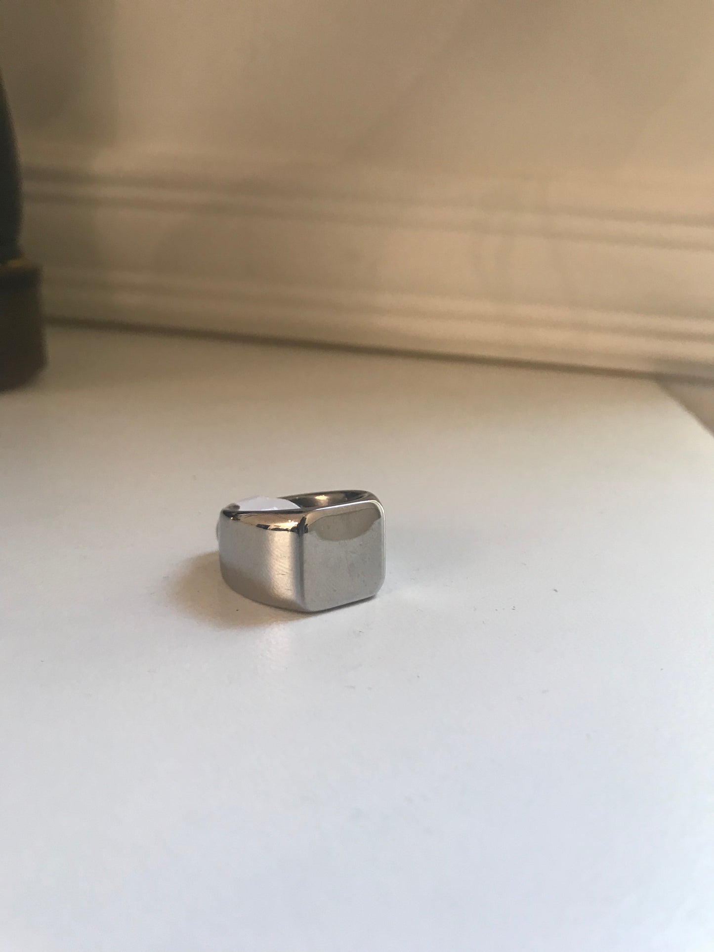 Signet ring square (silver)