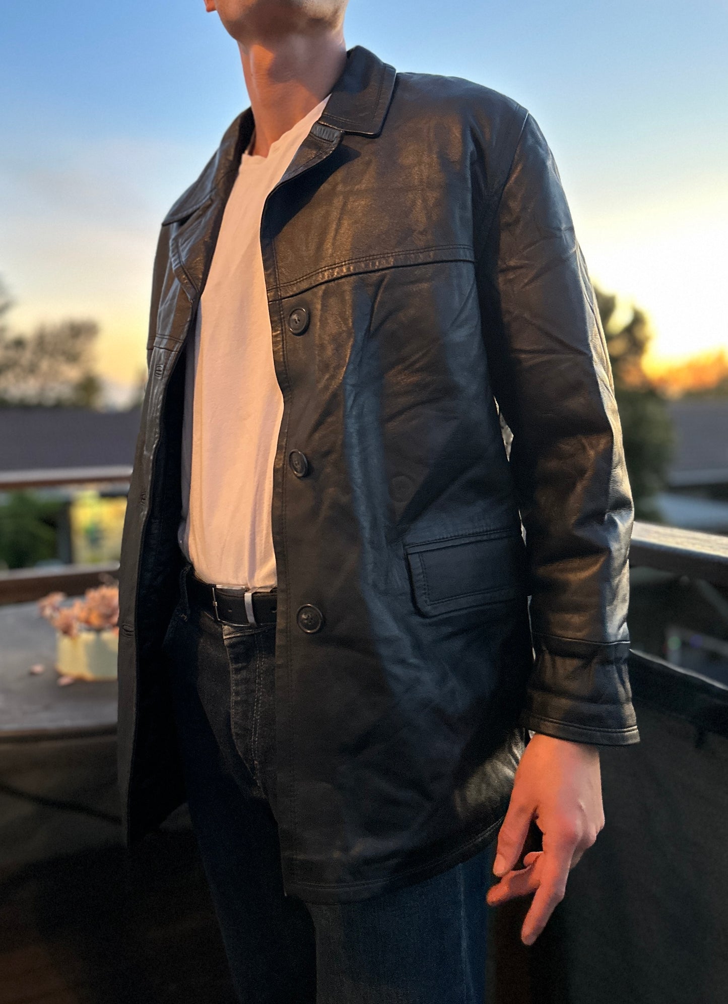 Italian leather jacket