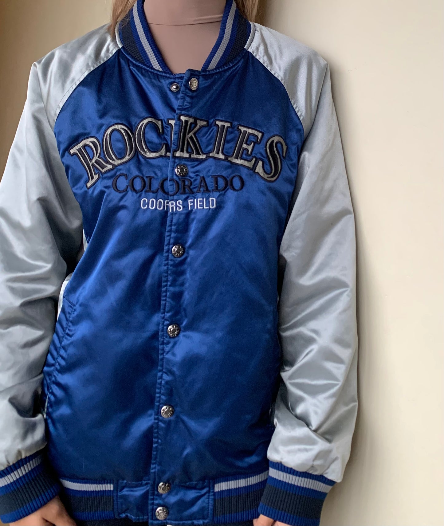 MLB ROCKIES baseball jacket