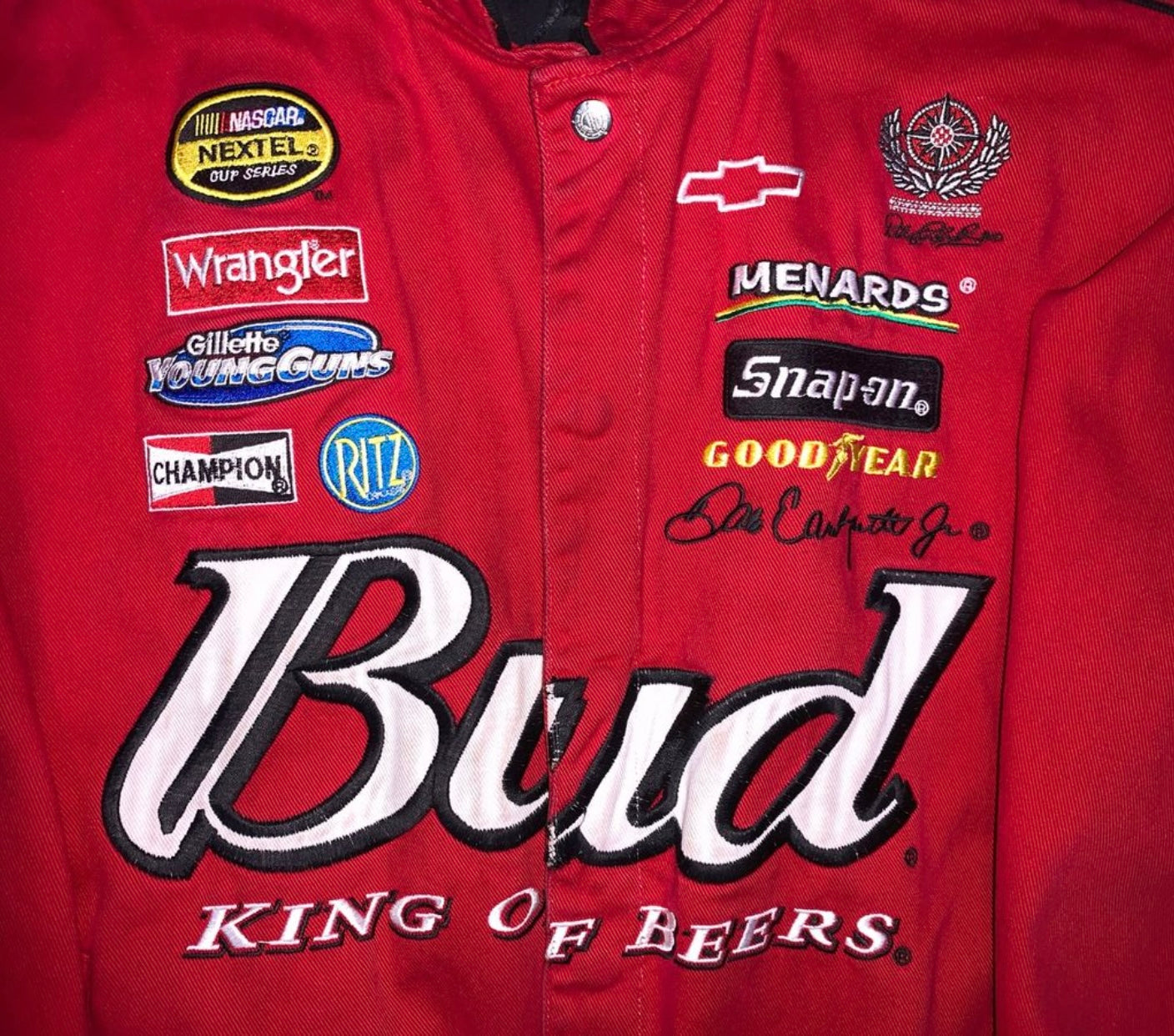 Budweiser NASCAR racer