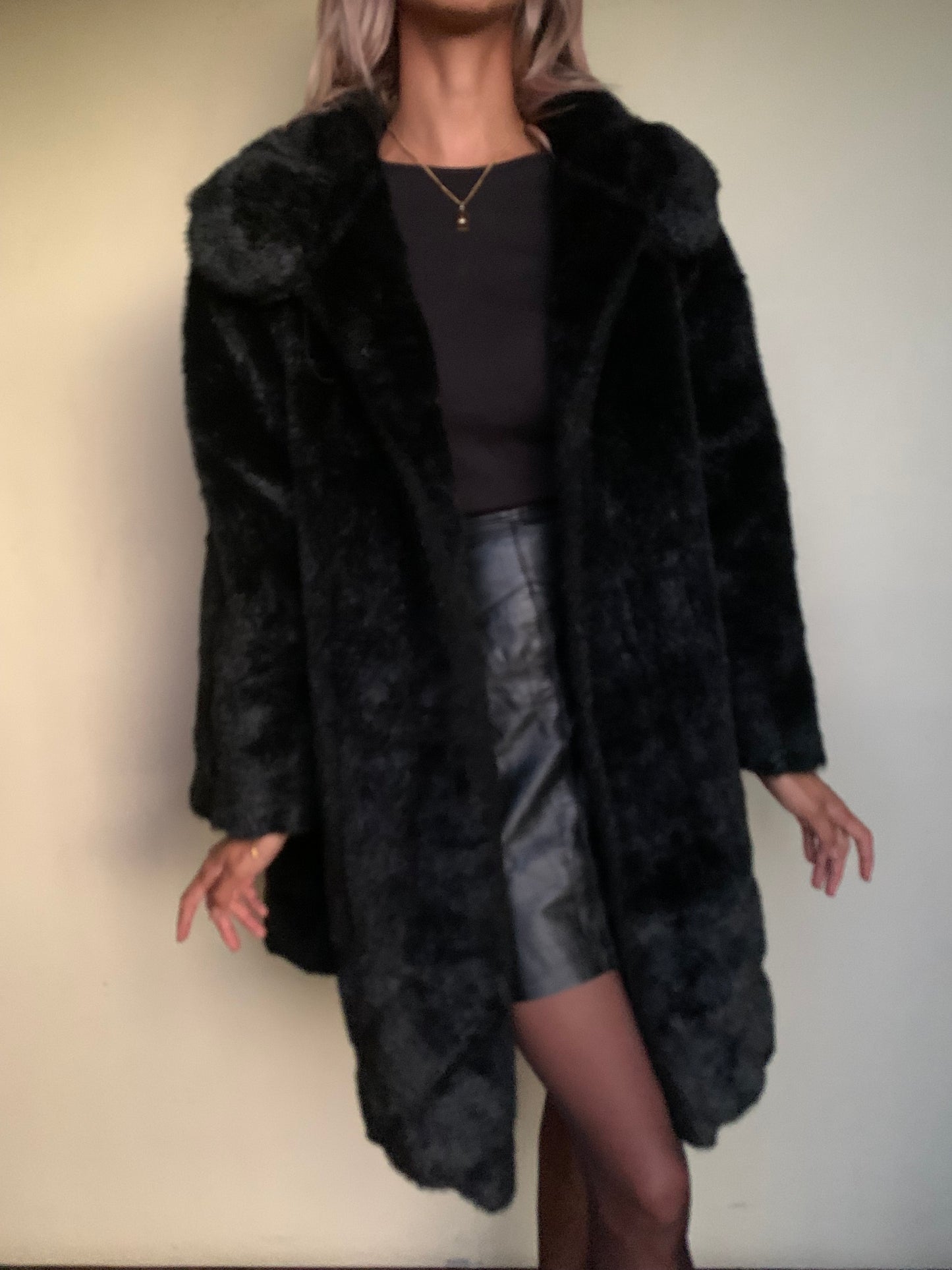 Fluffy faux fur