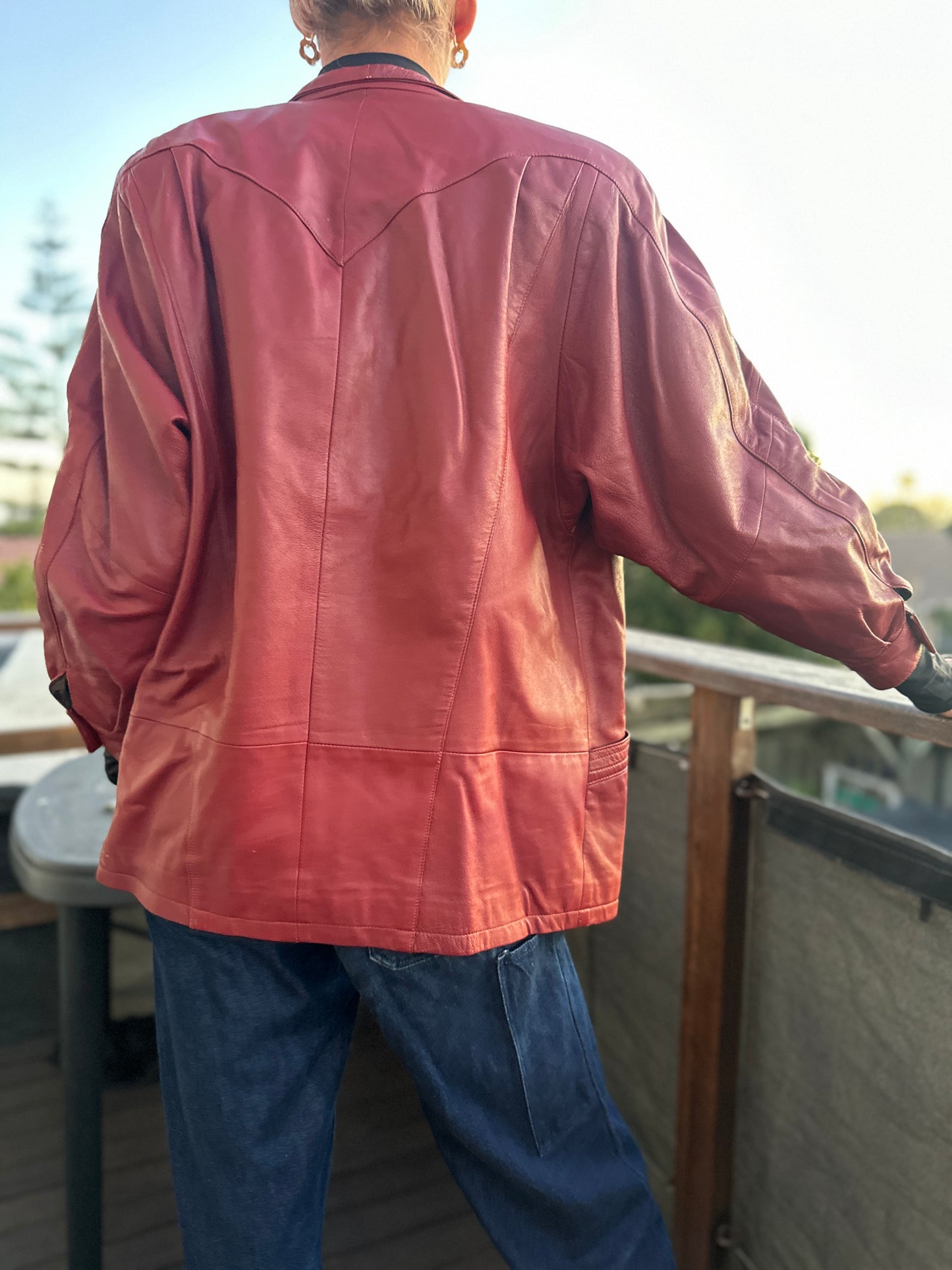 Vintage leather jacket