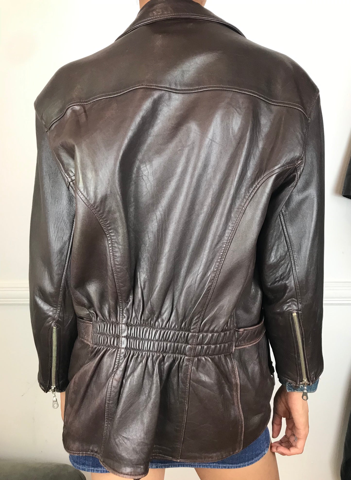 Leather Aviator jacket