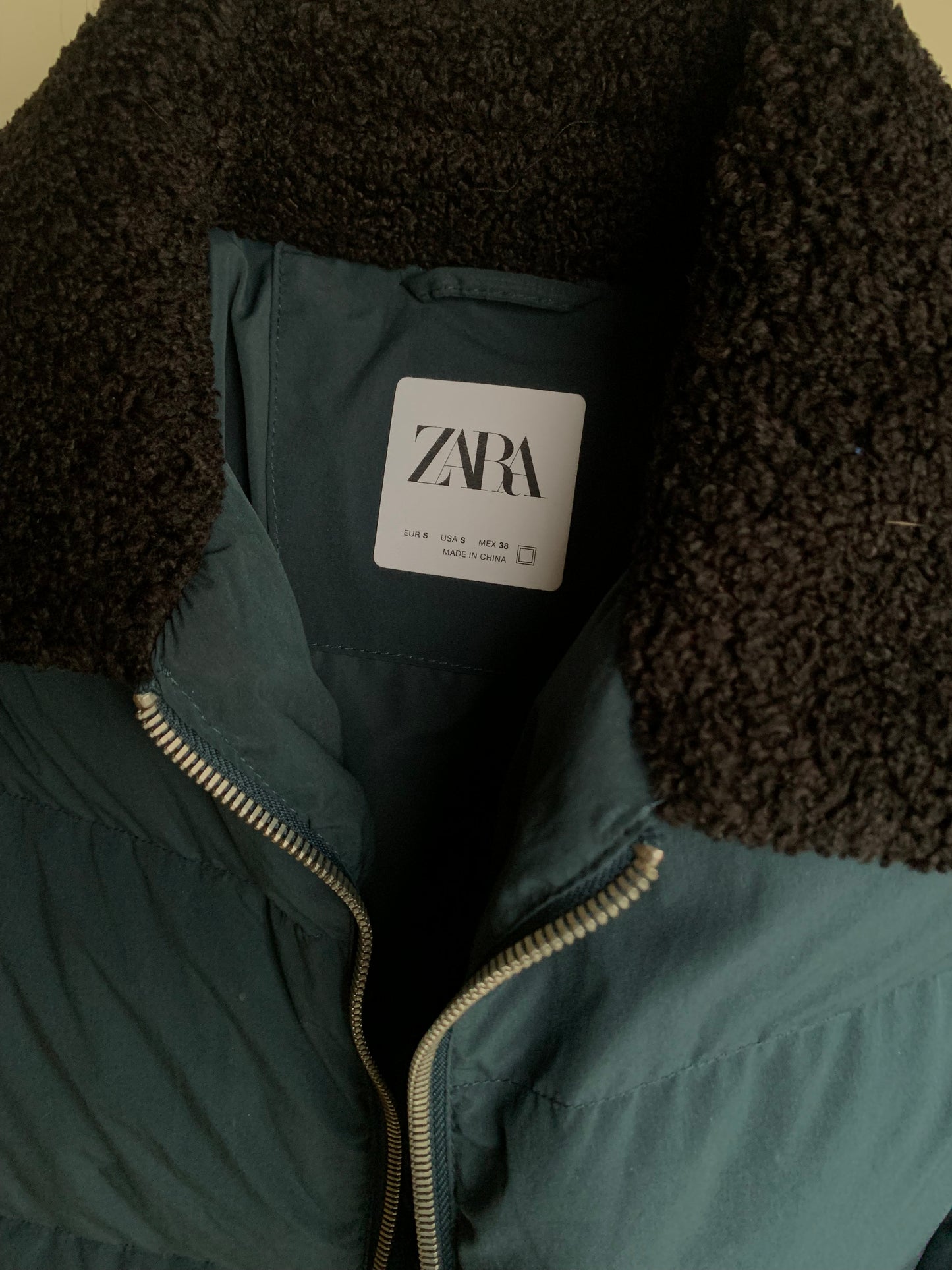 Zara puffer jacket