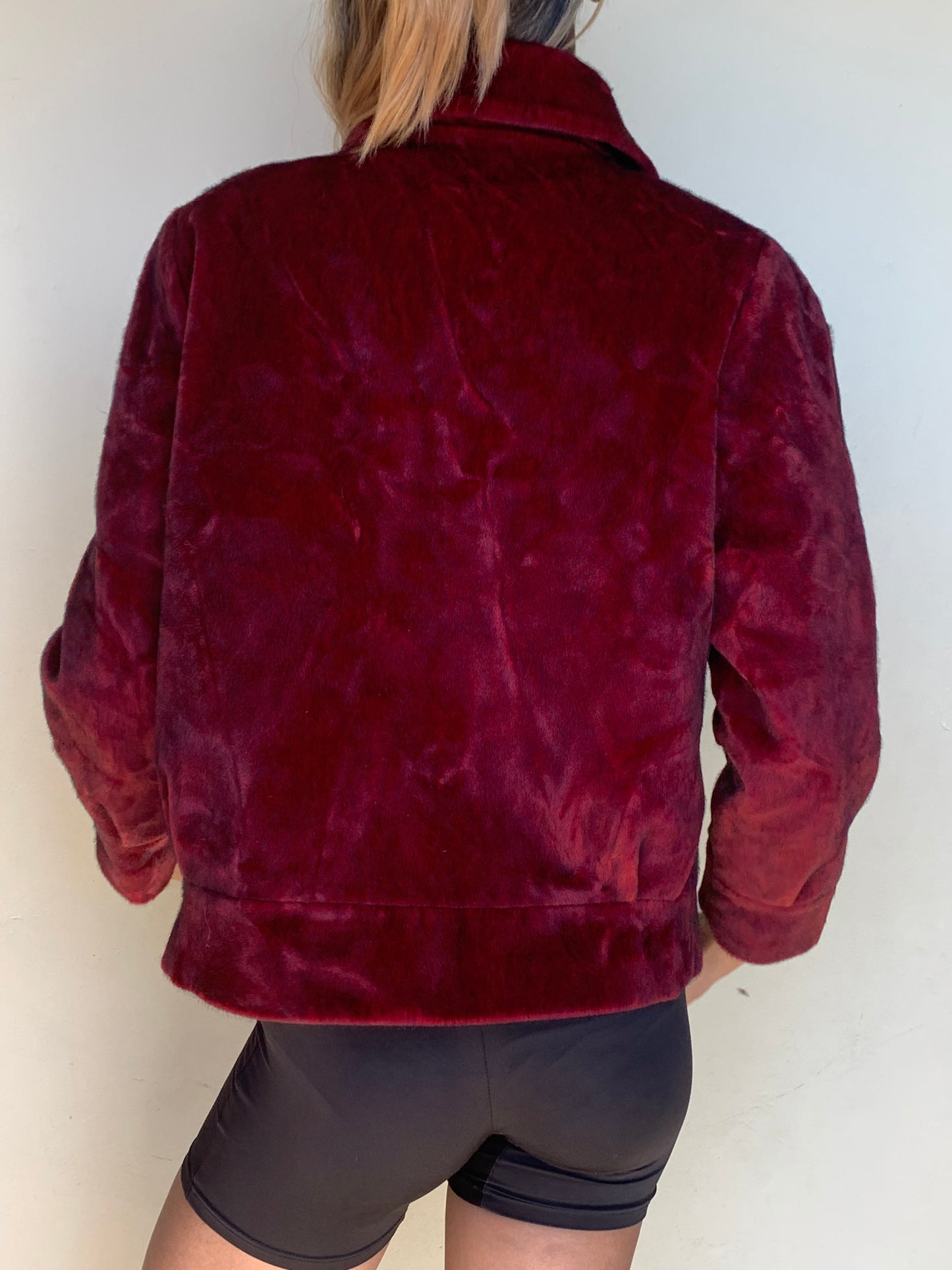 Velvet feel jacket