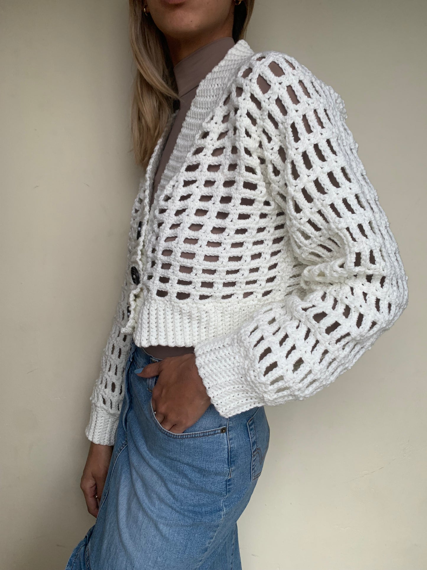 Crochet cardi