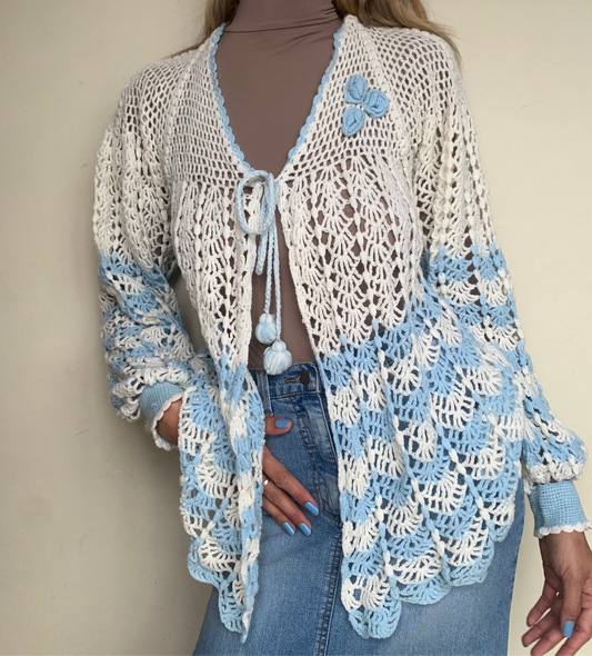 Baby blue cardi