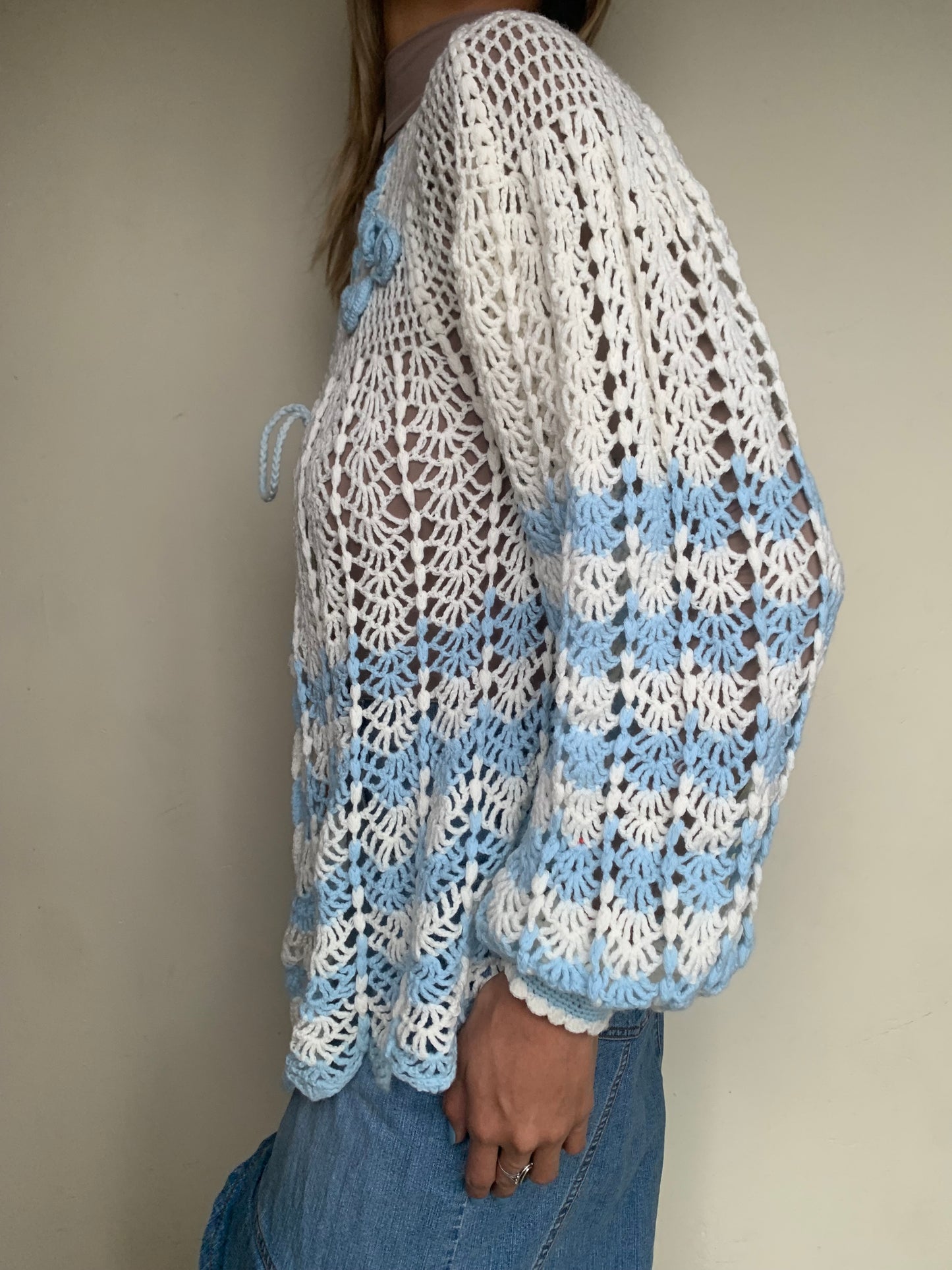 Baby blue cardi