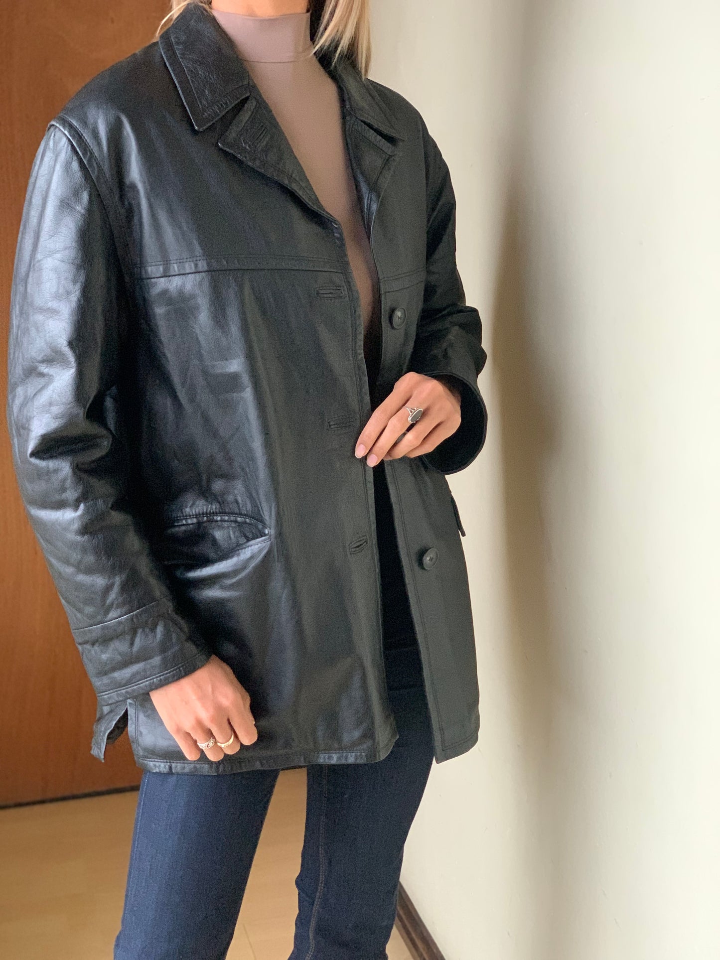 Italian leather jacket