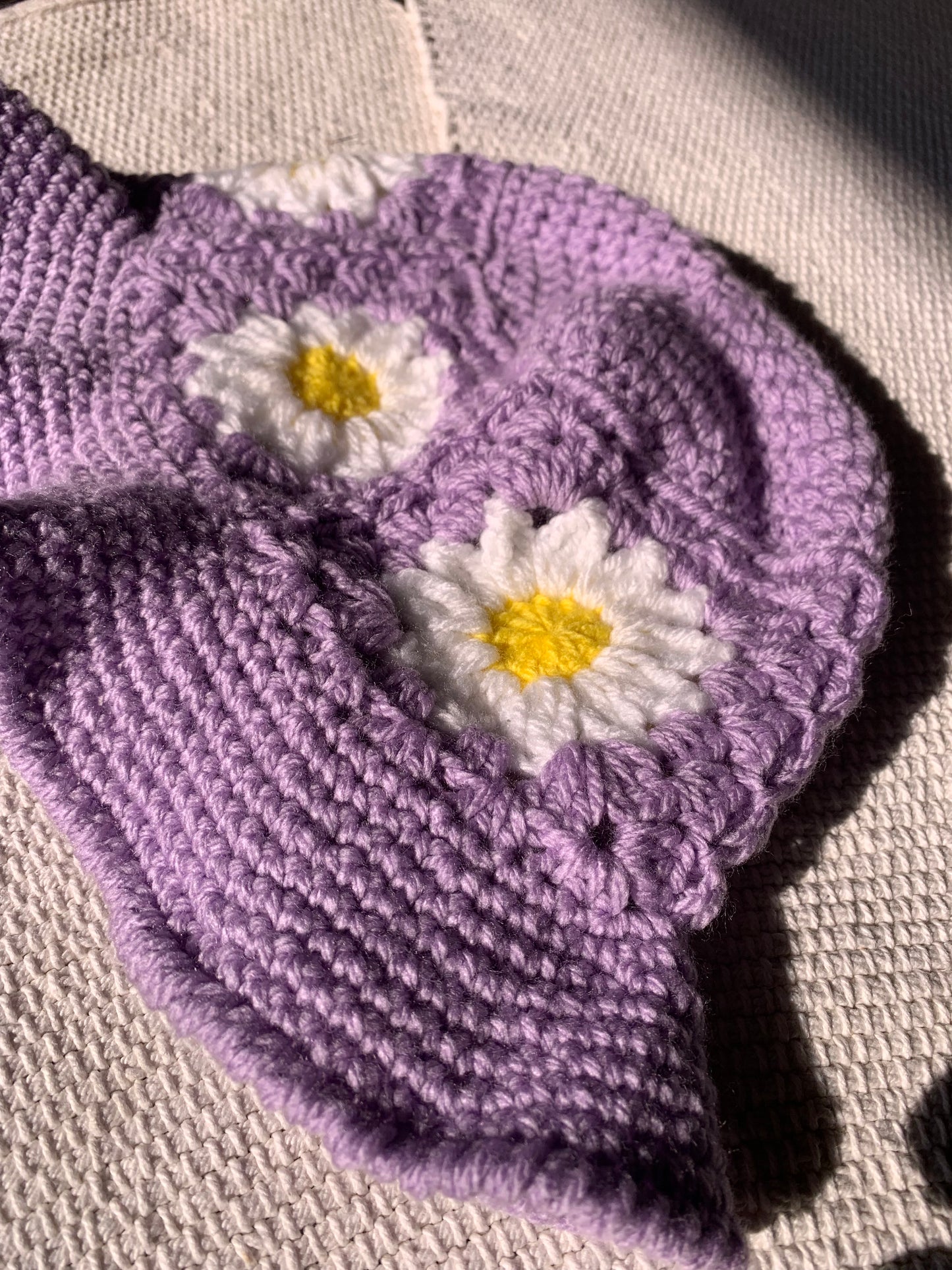 Daisy/Sunflower crochet hats