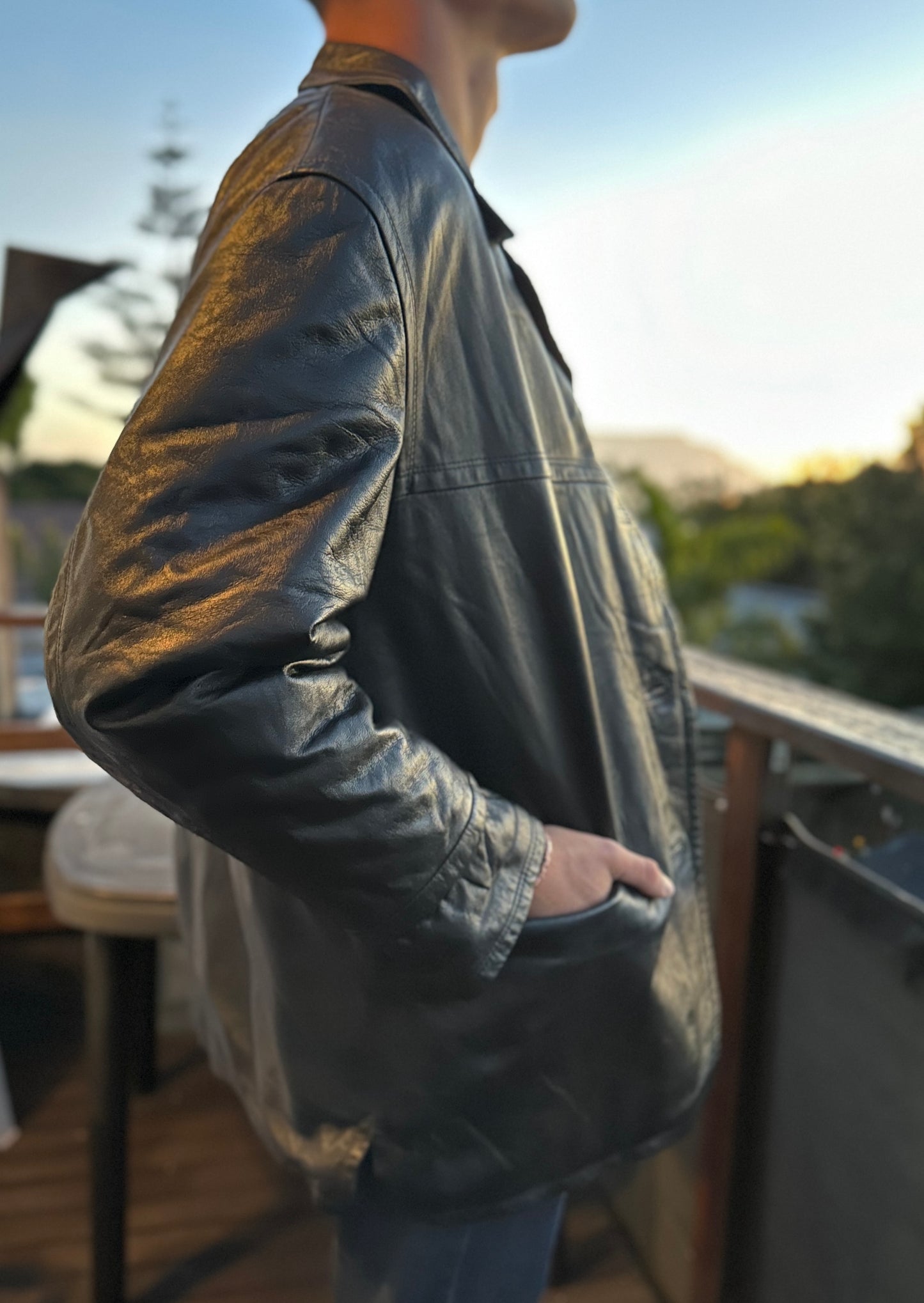 Italian leather jacket