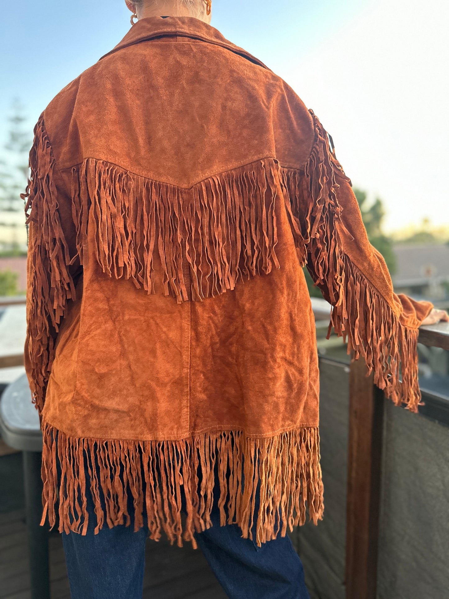 Genuine Suede cowboy jacket