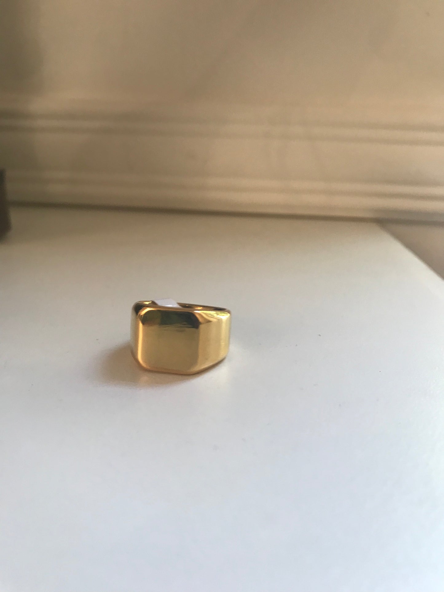 Signet ring square (gold)