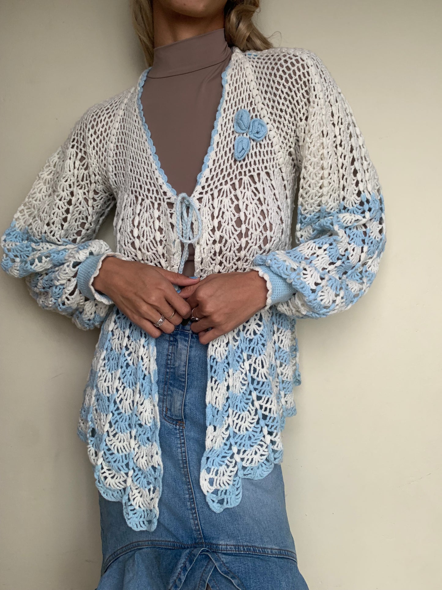 Baby blue cardi