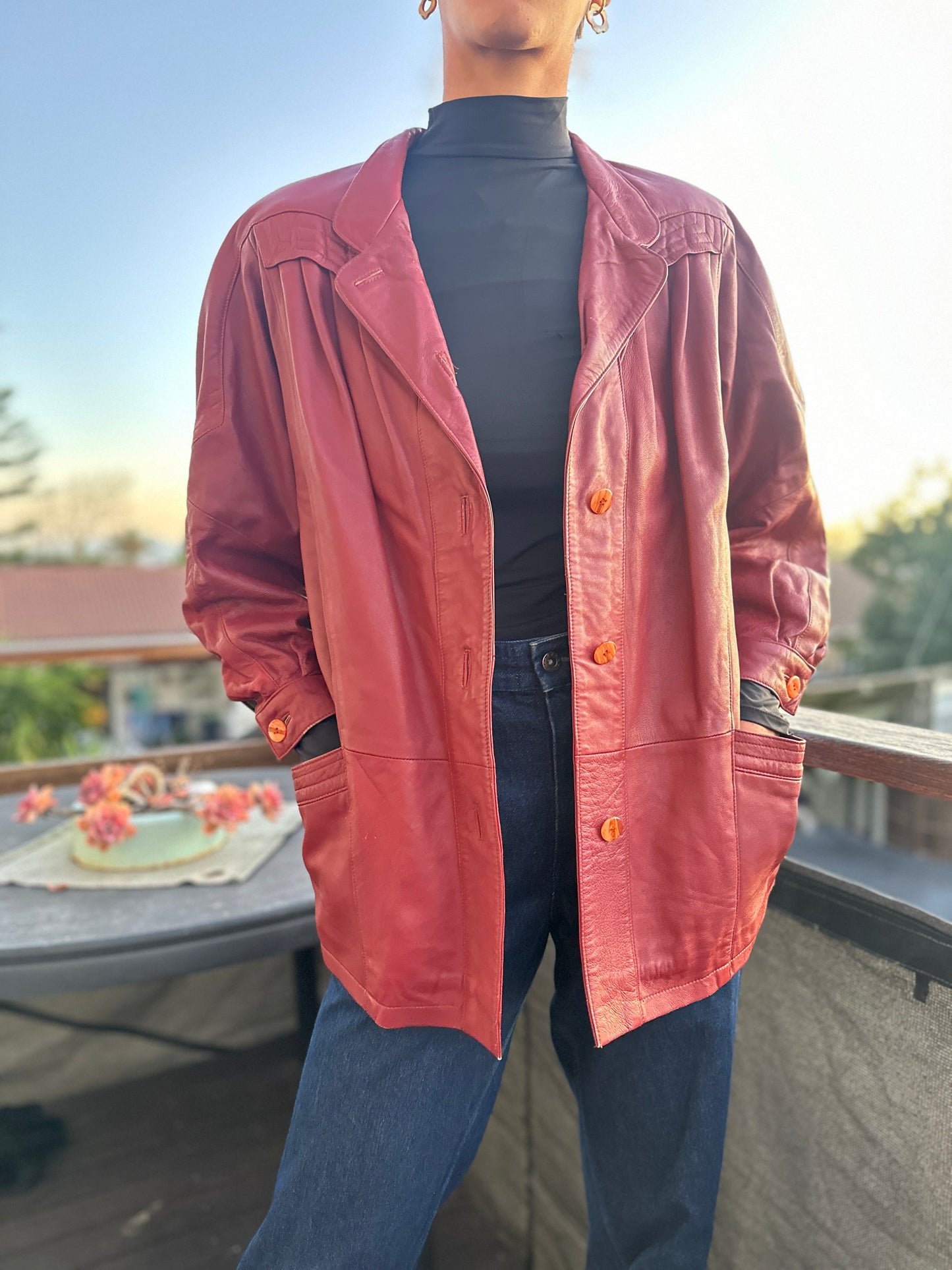 Vintage leather jacket