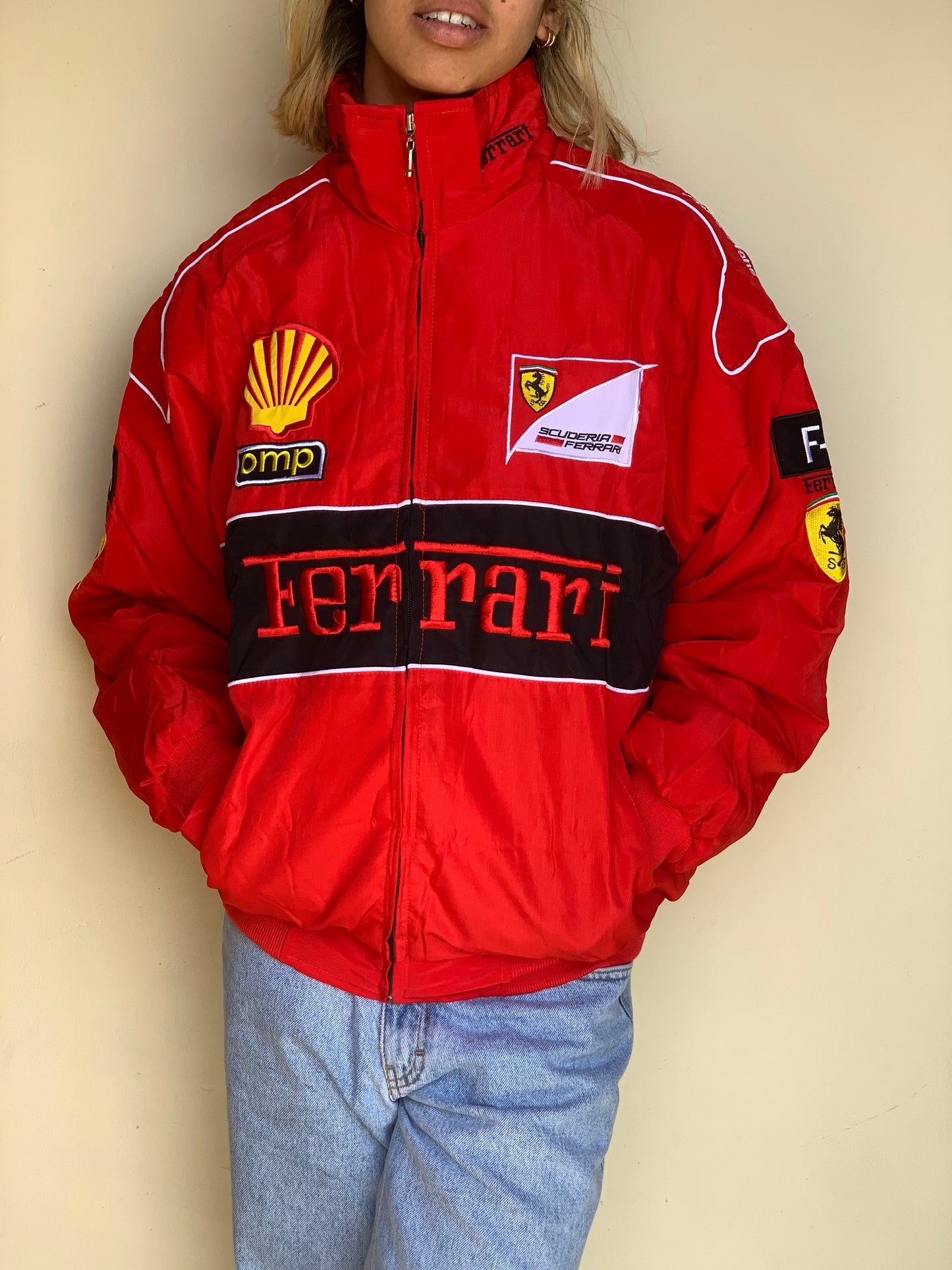 Ferrari bomber jacket (Red)