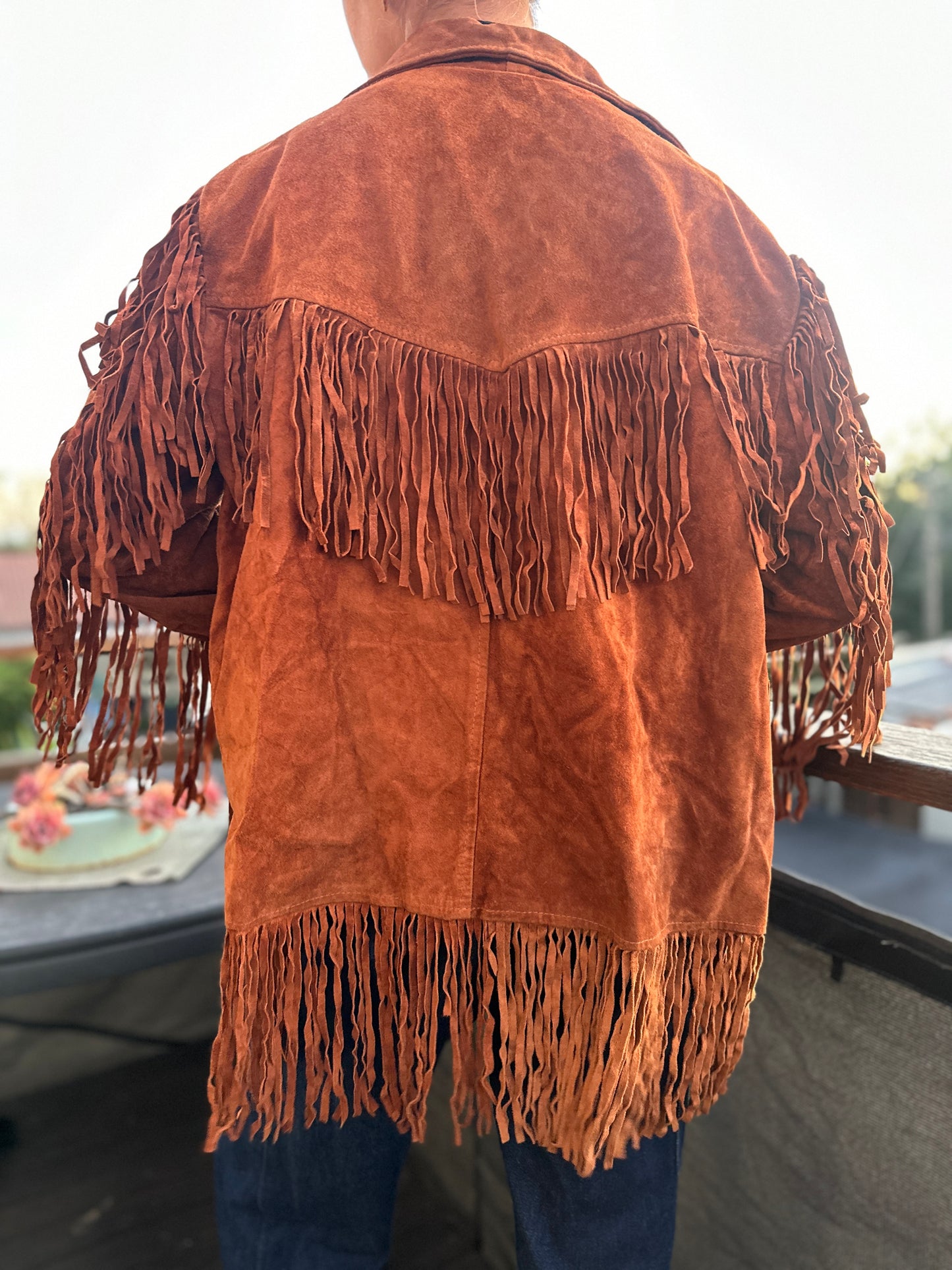 Genuine Suede cowboy jacket