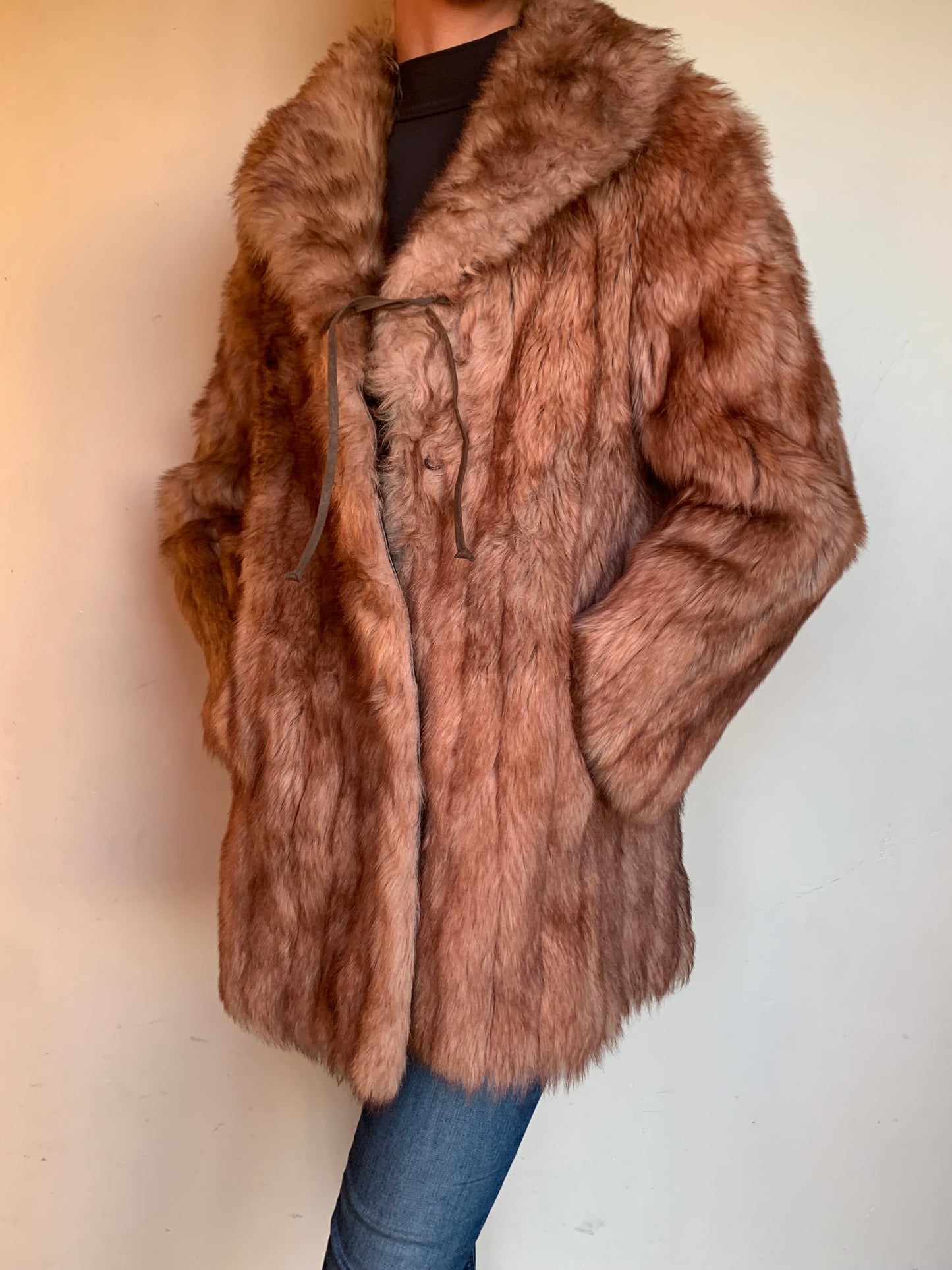 Fluffy faux fur