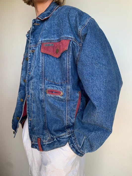 Denim jacket lined