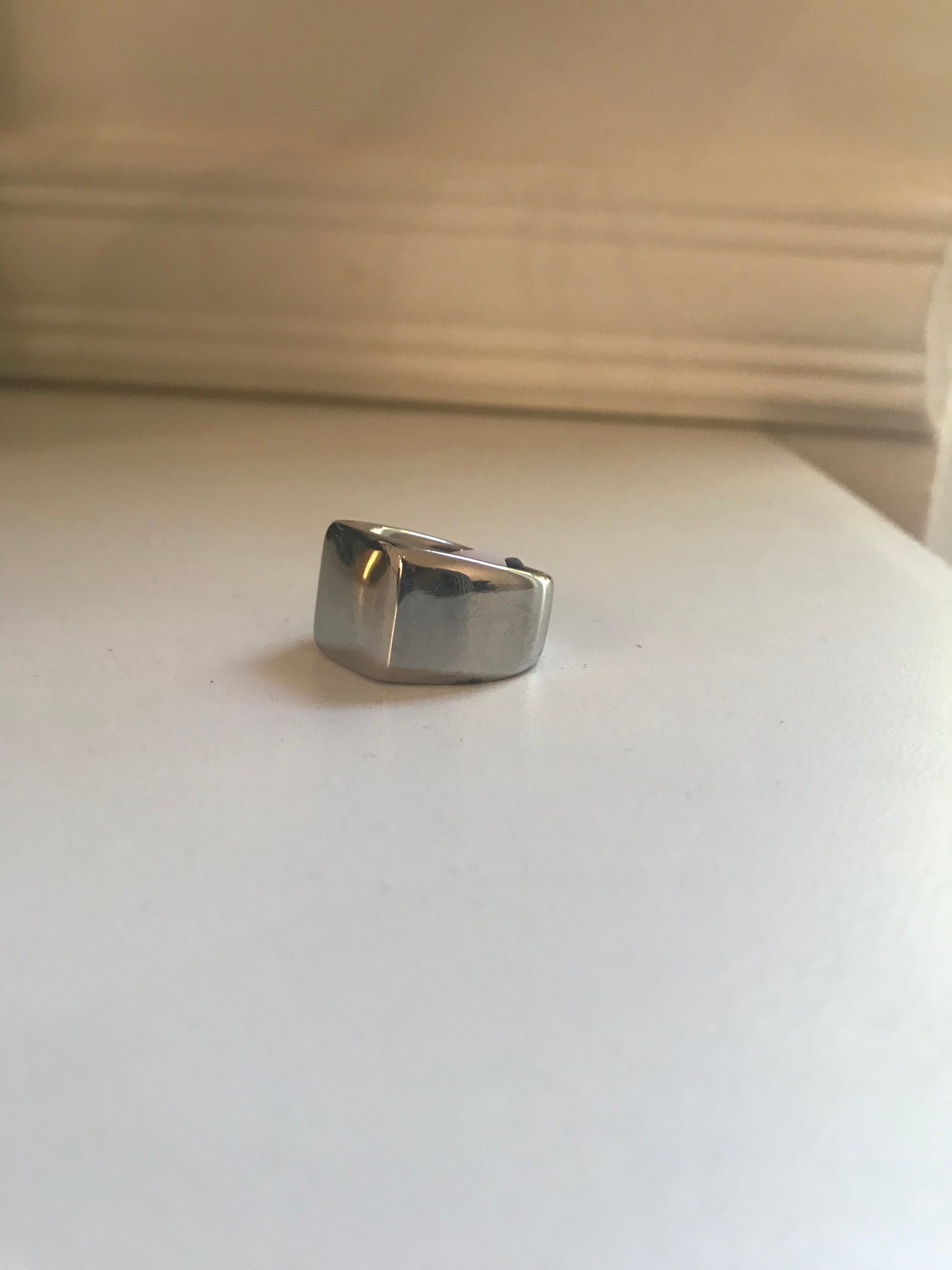 Signet ring square (silver)