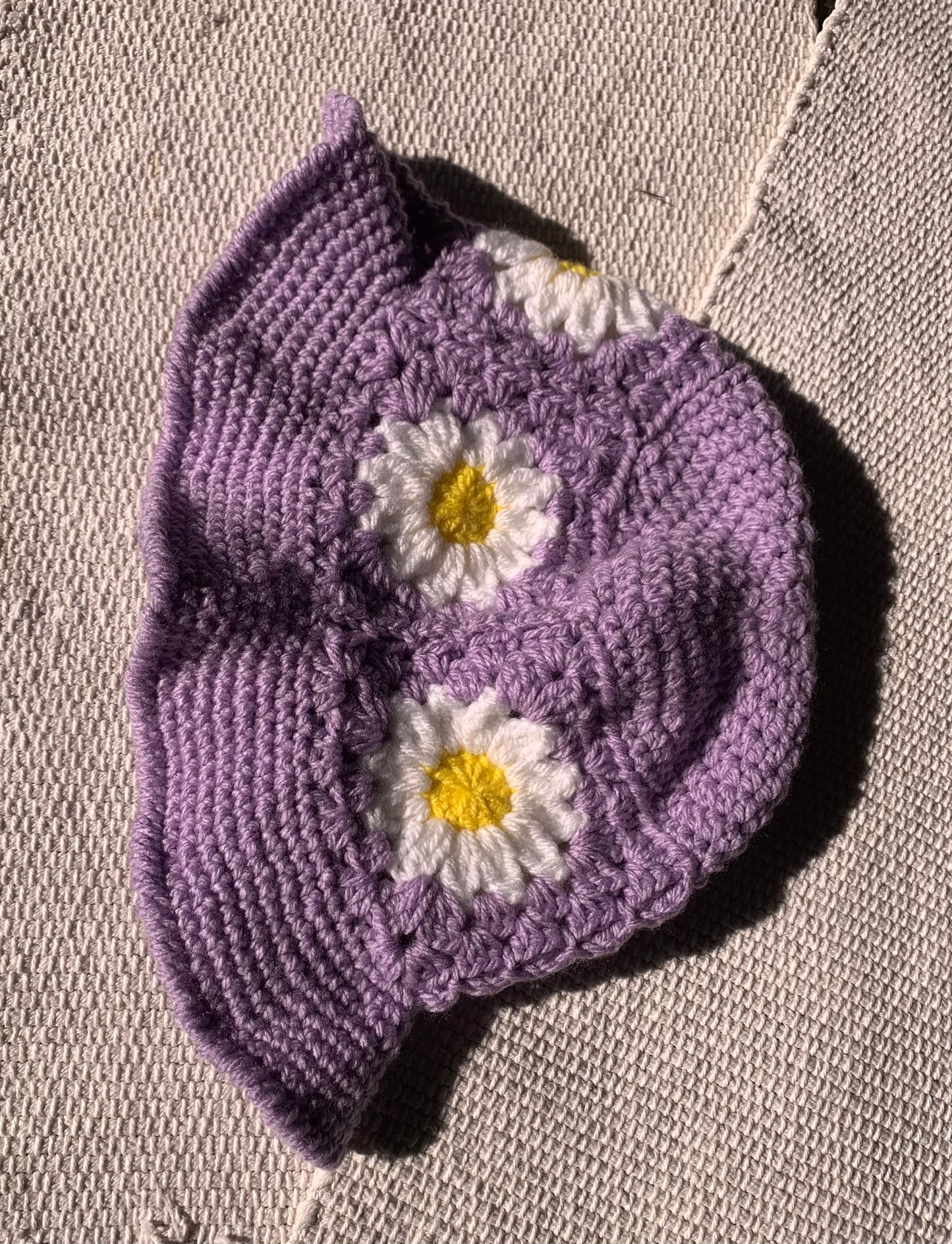 Daisy/Sunflower crochet hats