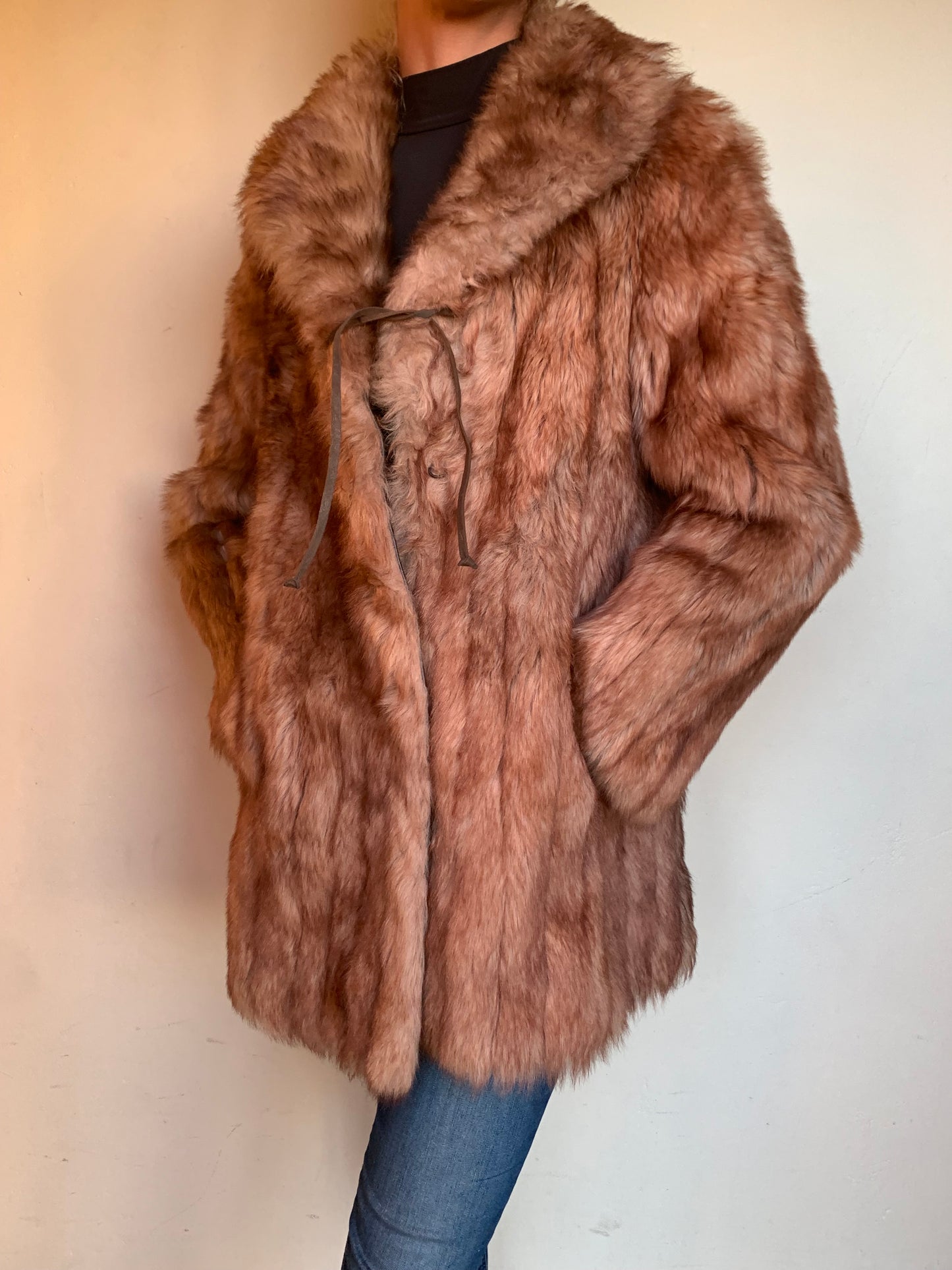 Fluffy faux fur