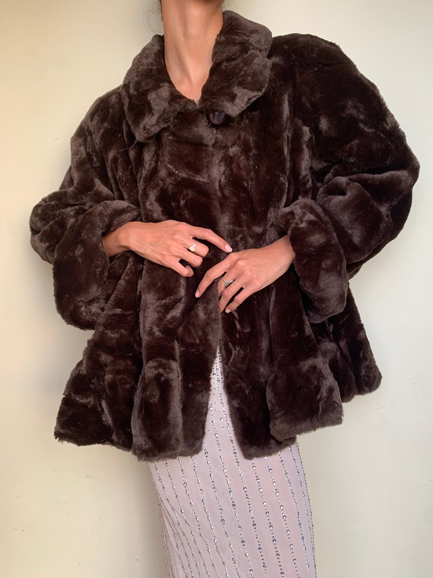 Vintage faux fur jacket