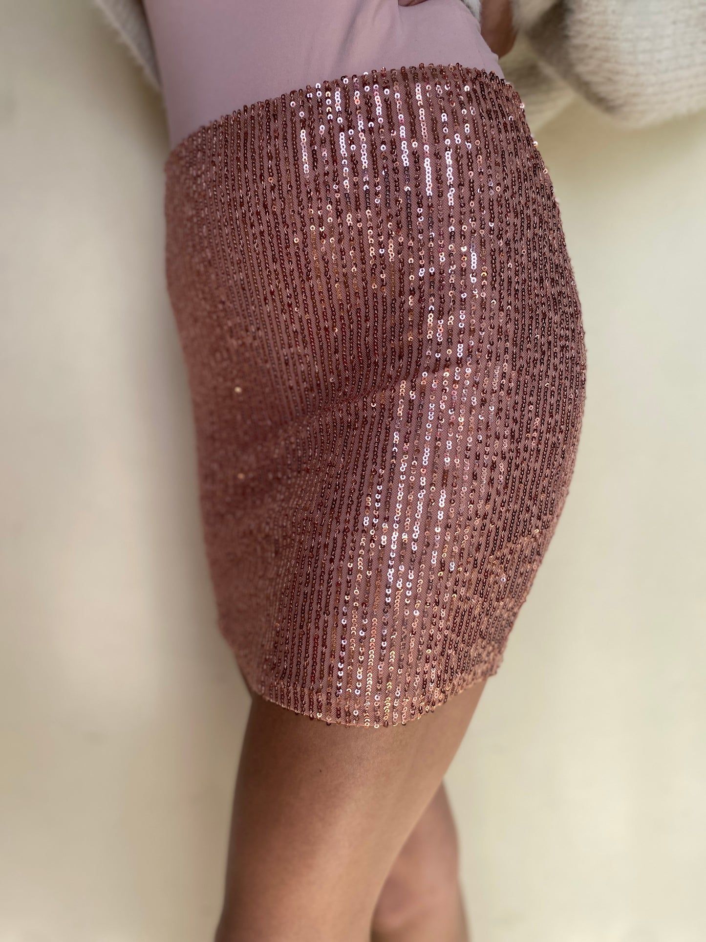 Sequin skirt (Pink)