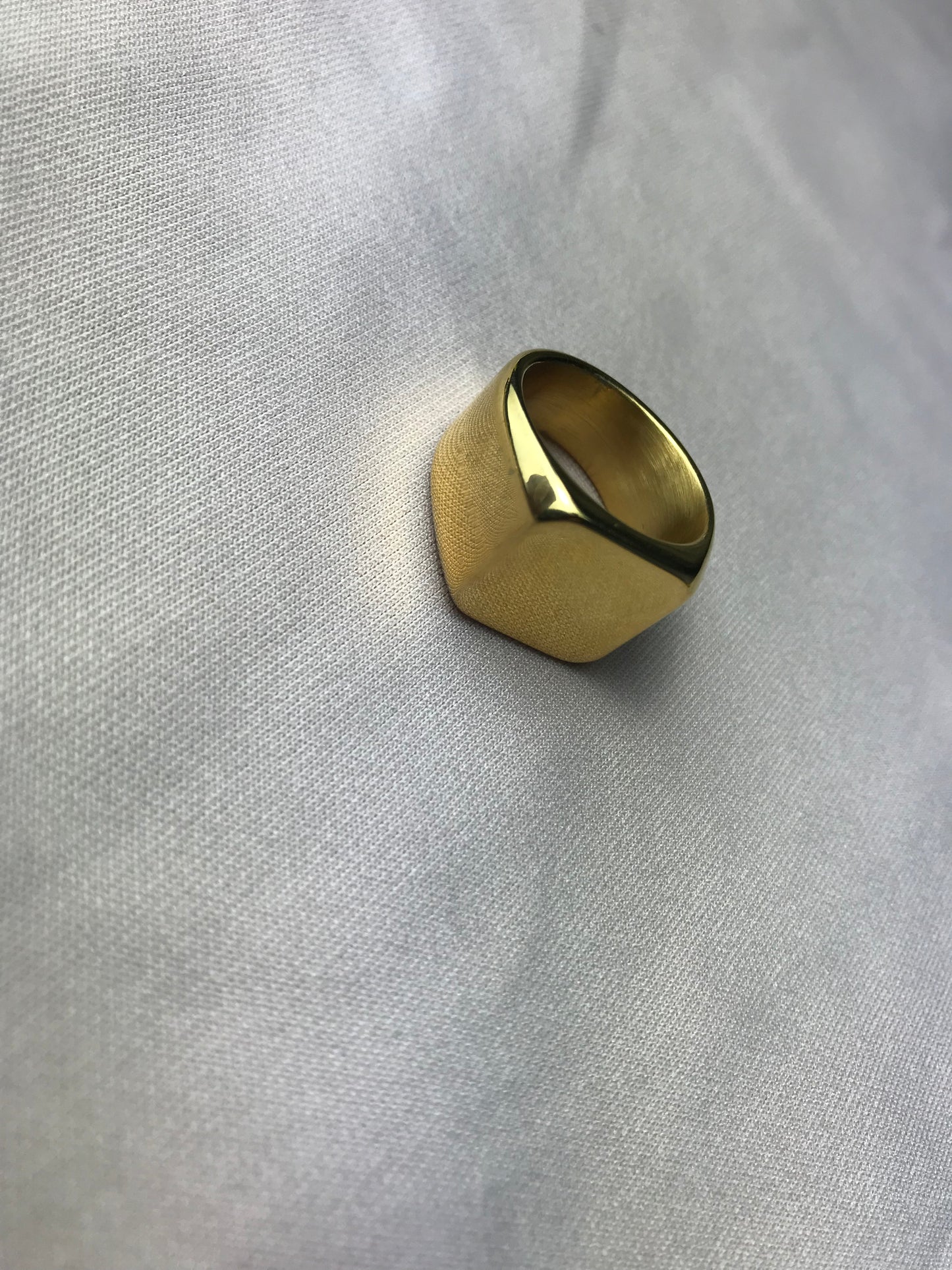 Signet ring square (gold)