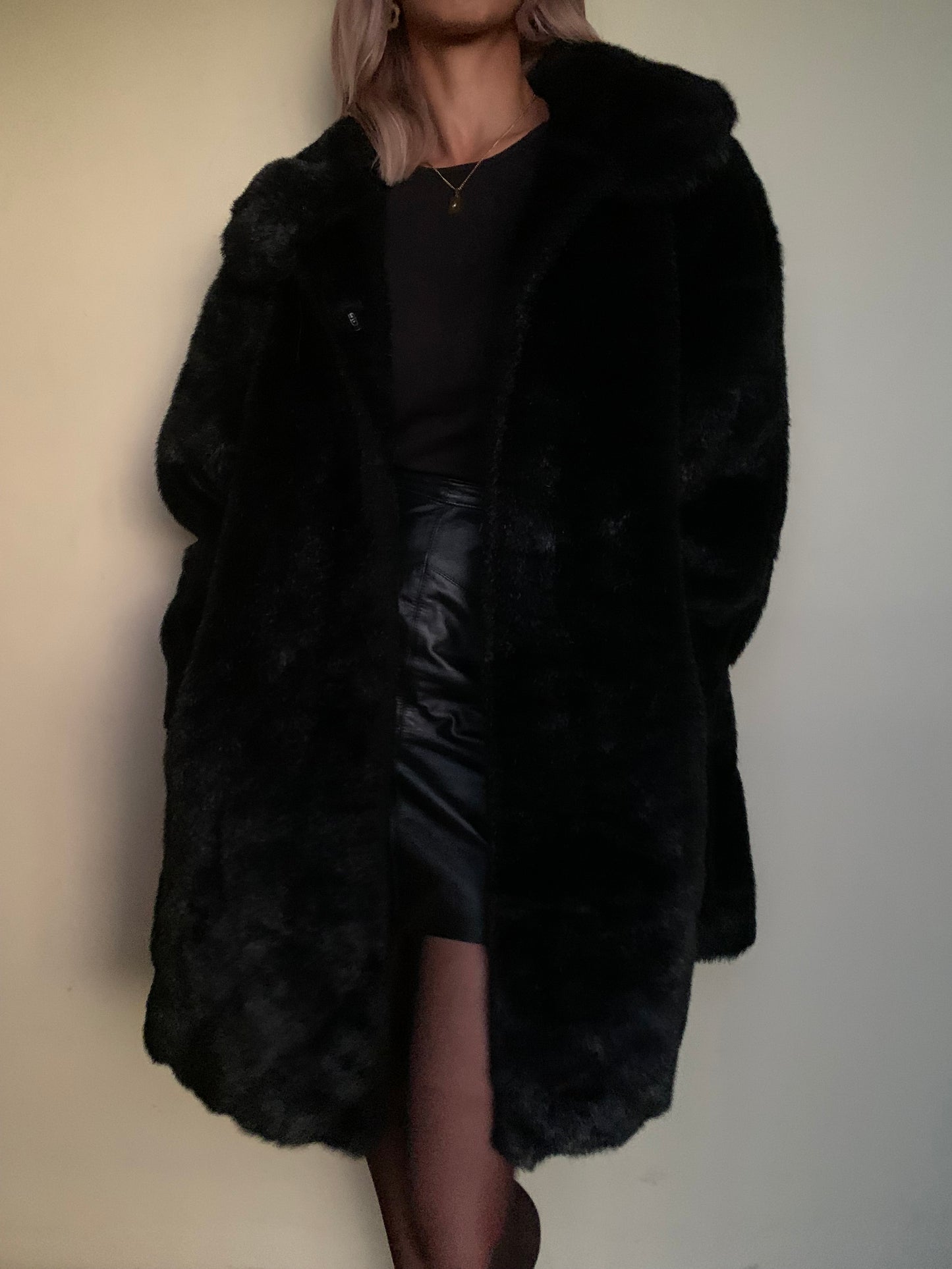 Fluffy faux fur